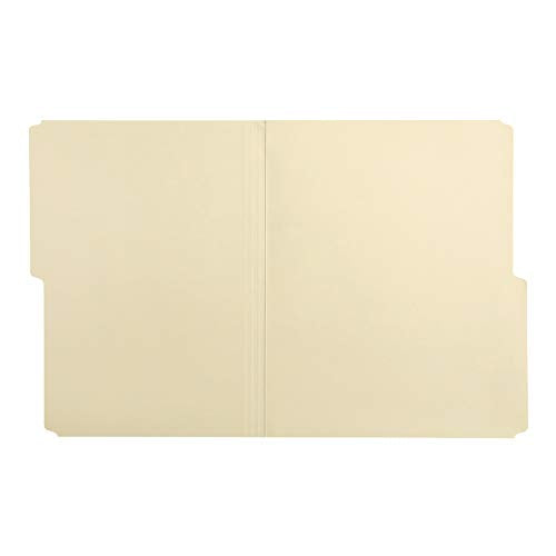 Smart Home Basics Manila File Folders, Letter Size, 1/2 Tab Kit