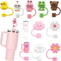 Minimalist LDKEDKF 11Pcs Straw Cover for Cup, Silicone Straw Essentials