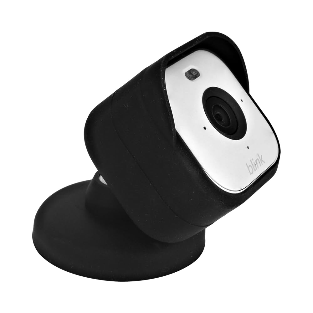 Camera Case for Blink Mini 2 Camera (2024) Black Silicone Cover Waterproof Protective Cover,White