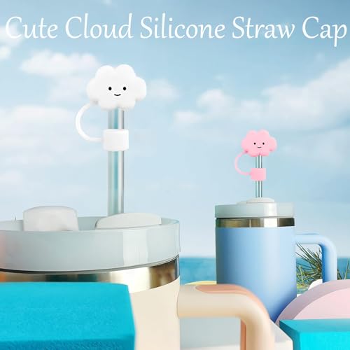 Minimalist LDKEDKF 11Pcs Straw Cover for Cup, Silicone Straw Essentials