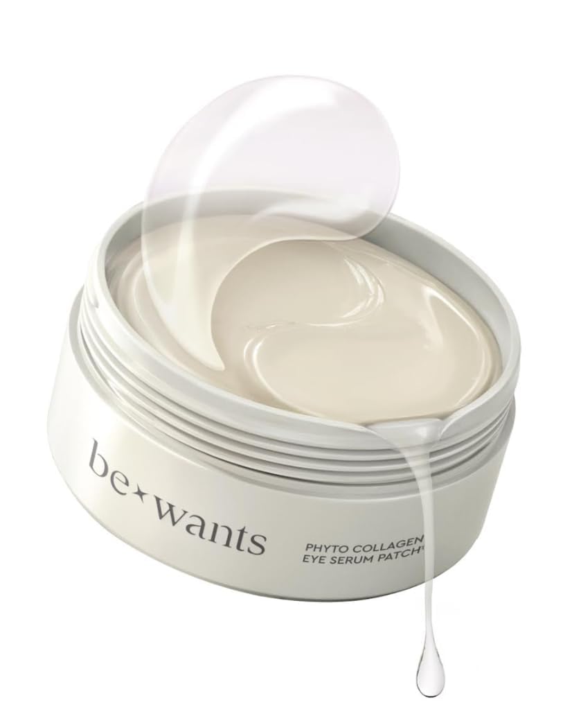 bewants Deep Toning Glutathione Eye Serum Patch | Korean Retinol and Caffeine Eye Patches | Advanced Glutathione Skincare Gel Patch | 60 Undereye Mask Patches