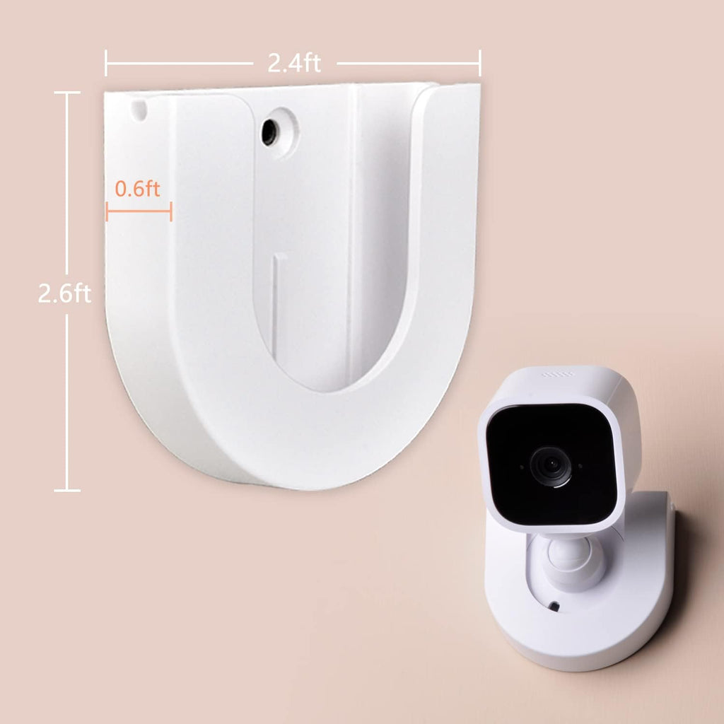 2 Pack Wall Mount for Blink Mini Indoor Camera,Strong Adhesive Camera Mount Base for Blink Mini Indoor Camera,Two Ways Easy Installation, No Drilling or Screw Secured Fixed