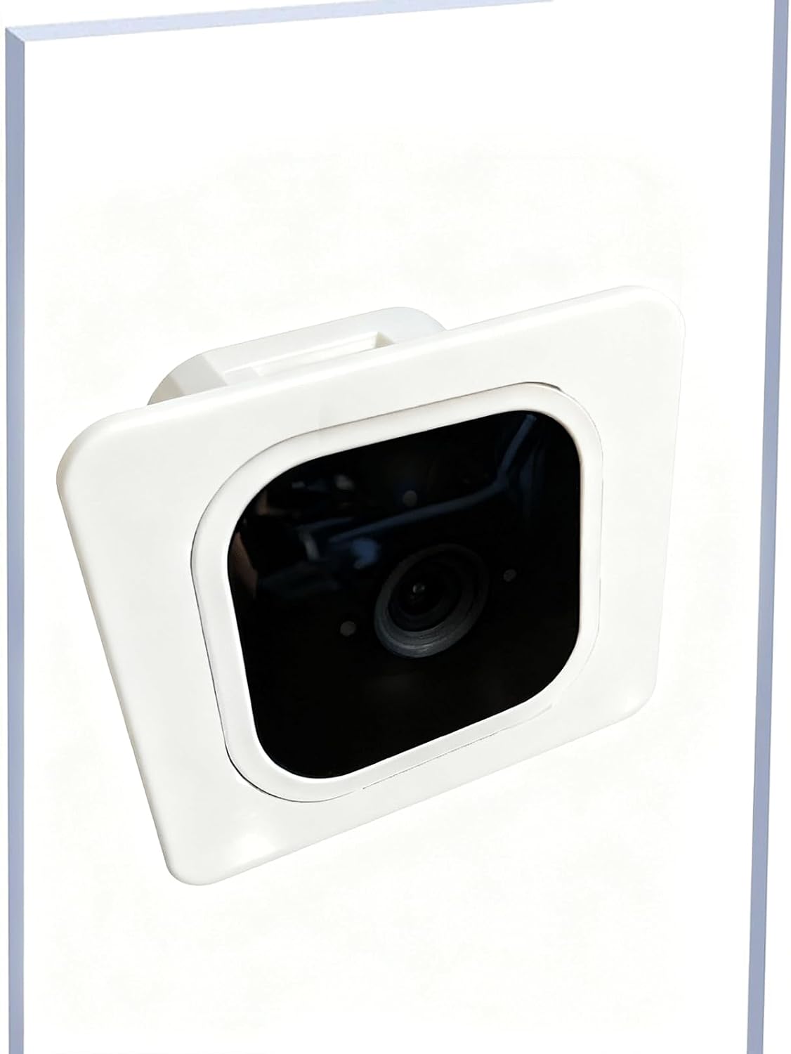 2PCS Security Camera Window Mount Compatible with Blink Mini, No Drill No Screws Installation Required - Not for Double Pane or Frosted Glass