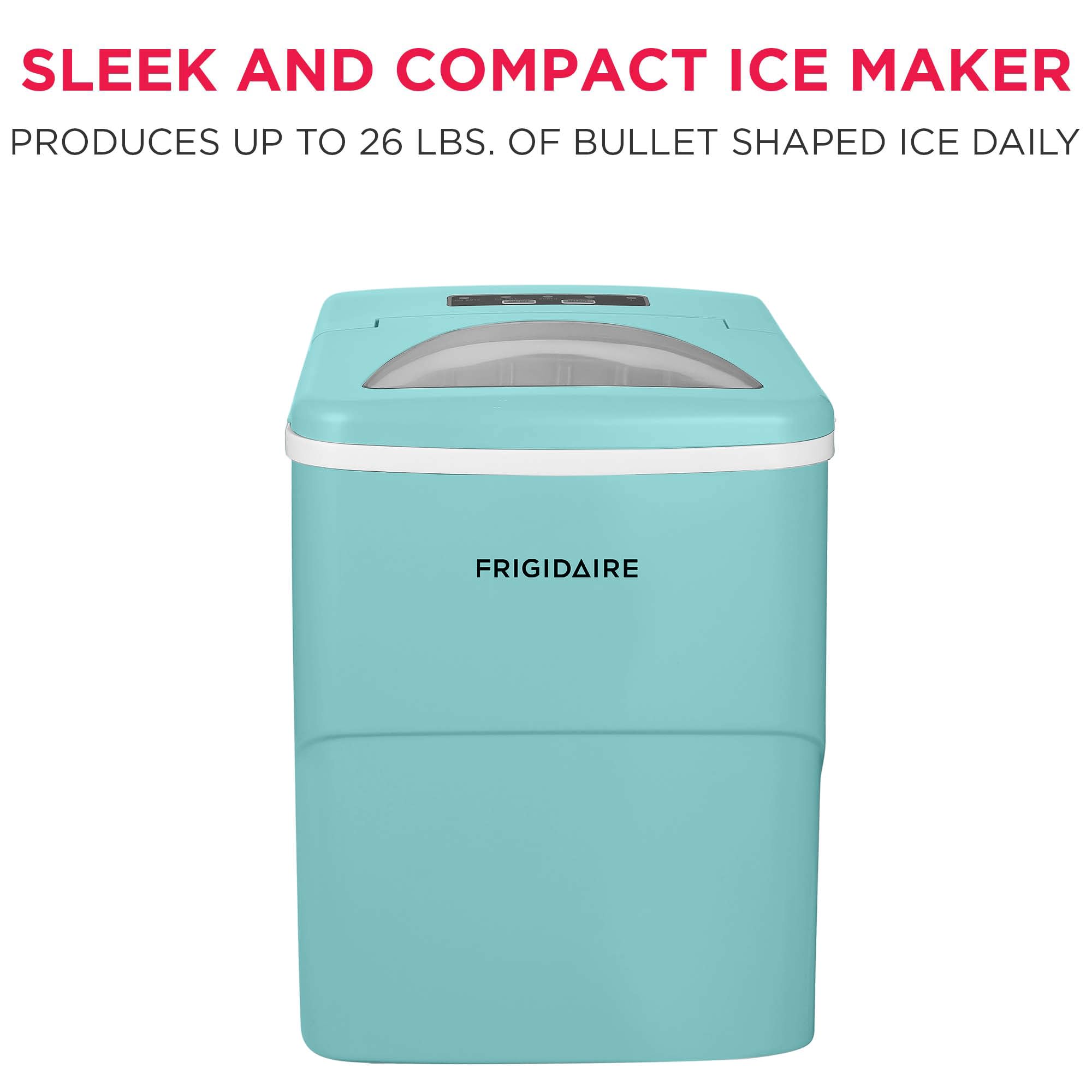Frigidaire EFIC108 Counter top Portable, 26 lb per Day Compact Ice Maker Machine