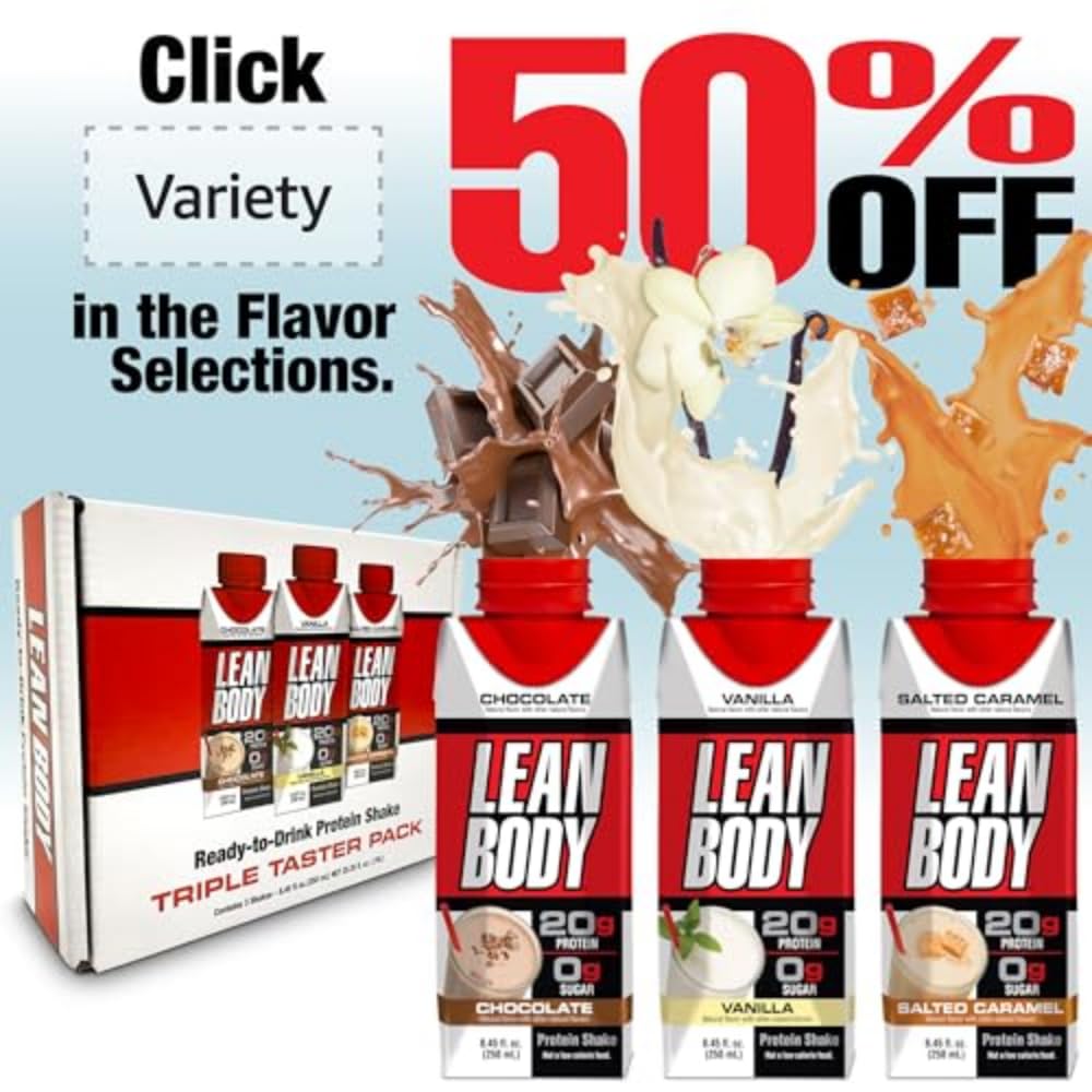 Labrada Lean Body Ready-to-Drink Chocolate Protein Shake, 40g Protein, Whey Blend, 0 Sugar, Gluten Free, 22 Vitamins & Minerals, LABRADA, 17 Fl Oz (Pack of 12)