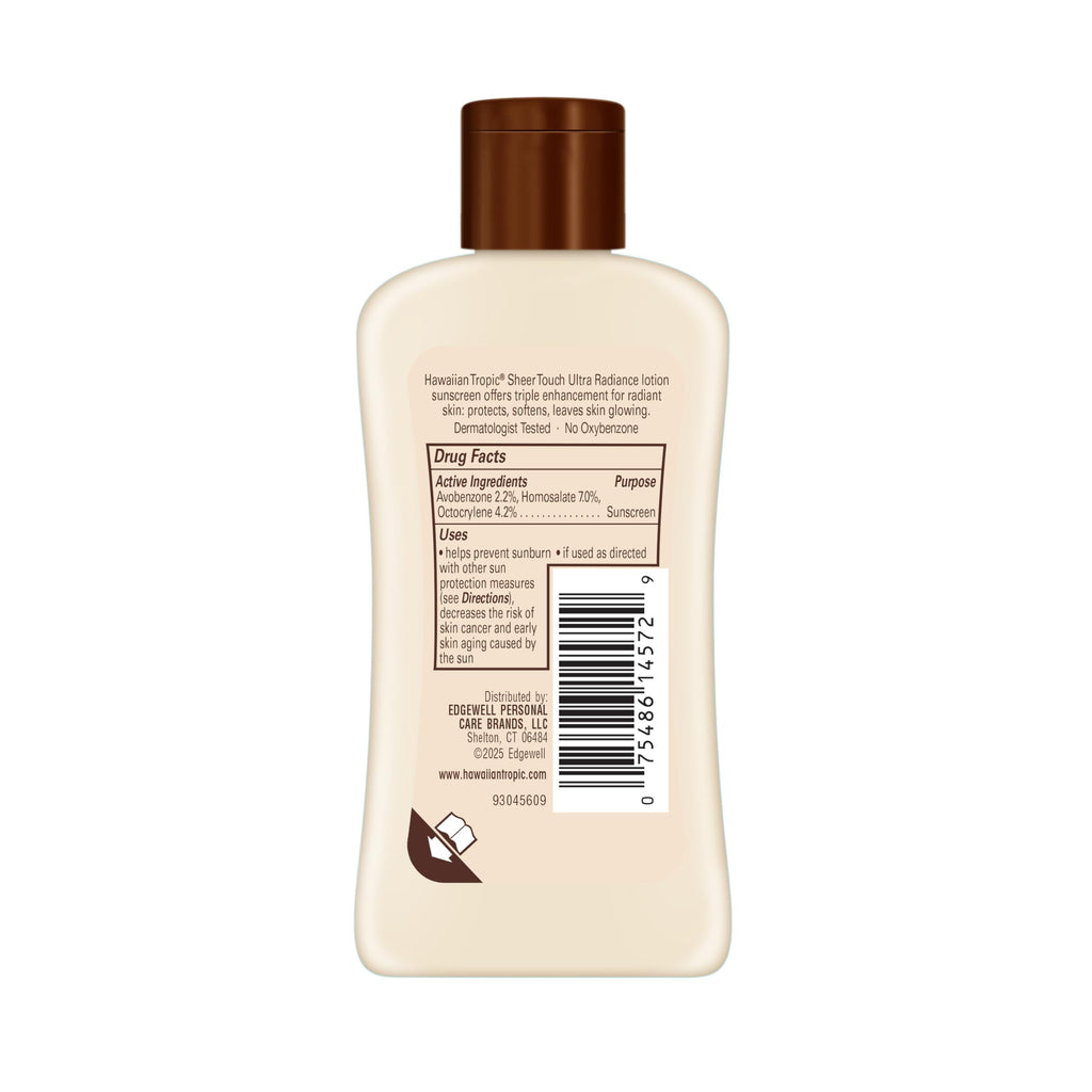Hawaiian Tropic Sheer Touch Lotion Sunscreen SPF 70, 8 Fl Oz | Broad Spectrum, Oxybenzone Free, Sunblock Lotion, Hawaiian Tropic Sunscreen SPF 70, 8 Fl Oz