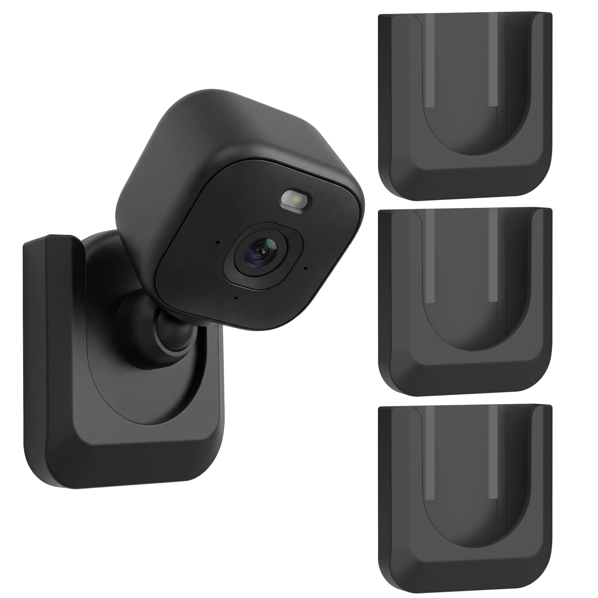 Blink Mini 2 No Drill Wall Mount Bracket for Blink Mini 2/Blink Outdoor 4/Blink Indoor Camera,No Screw Adhesive Blink Camera Mount for Blink Indoor Outdoor Camera 3Pack (Camera Not Included),White