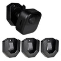 StartVision 3 Pack Blink Camera Wall Mount for Blink Outdoor 2K+ / Outdoor 4 /Mini 2K+/ Mini 2 / Mini/Blink Indoor Camera, No Drill No Screws Adhesive Wall Mount (Black)
