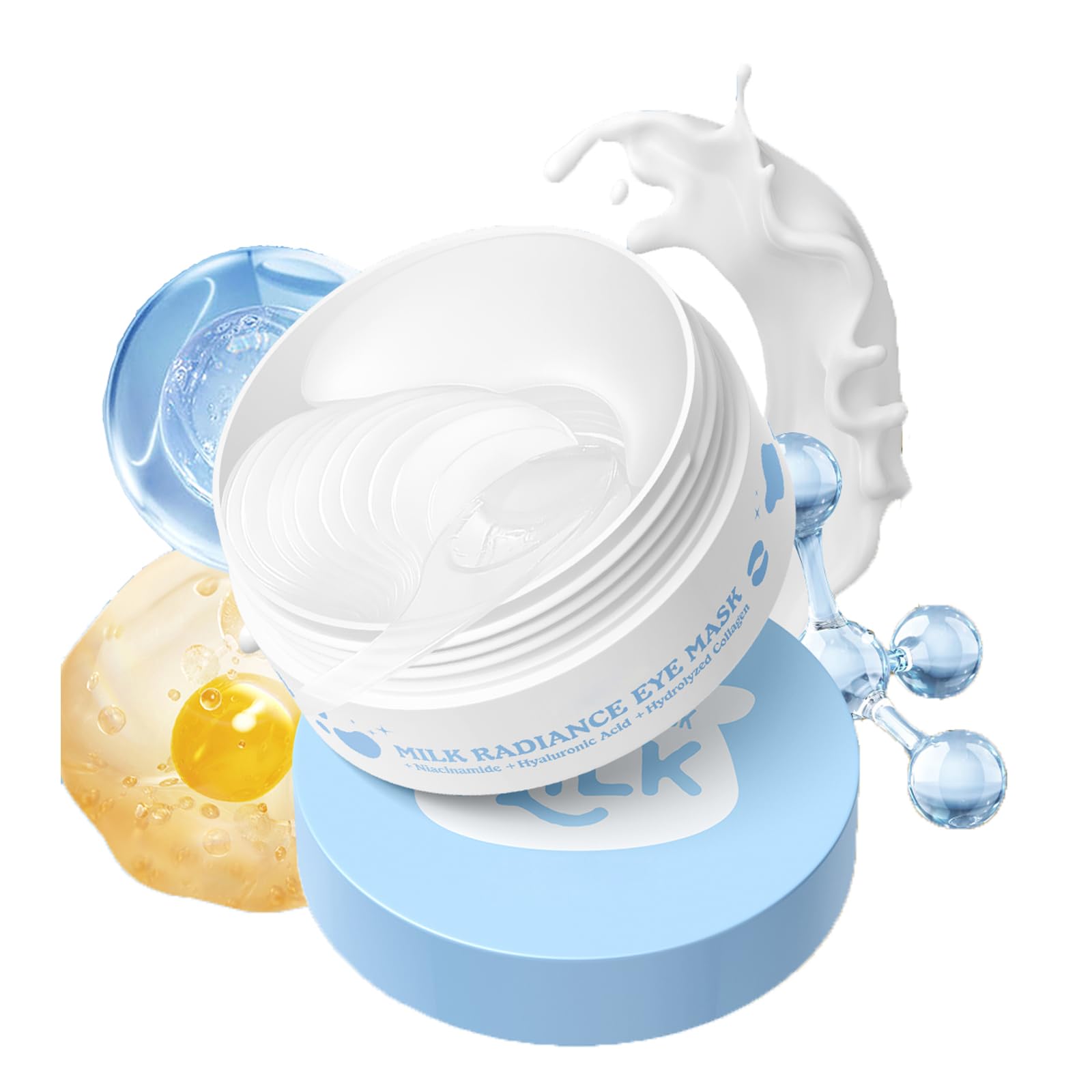AKARY Eye Patches Rose Hydra-Gel Eye Mask Sheet Lady Skin Care Pad Remove Fine Lines Smooth Repair the Eyes Skin, Under Eye Gel for Moisturizing and Relieving, Firm the Look of the Eye Area