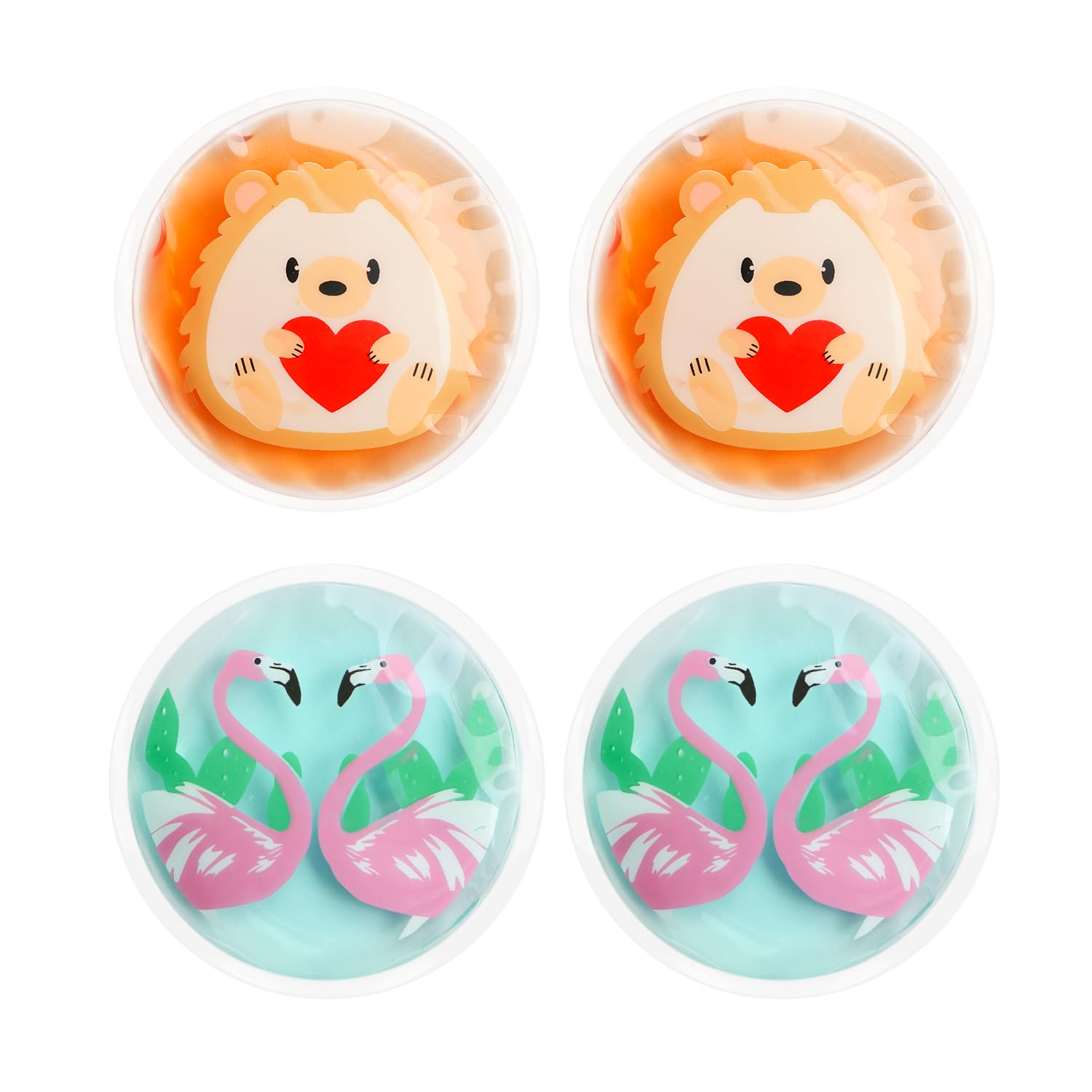 4PCS Gel Eye Ice Pack Set Reusable, Cold and Hot Compress for Eyes, Ice Pack for Eyes, Cooling Eye Pads for Eye Strain, Swelling, Redness, Dark Circles, Puffy Eyes, and Eye Recovery Surgery.