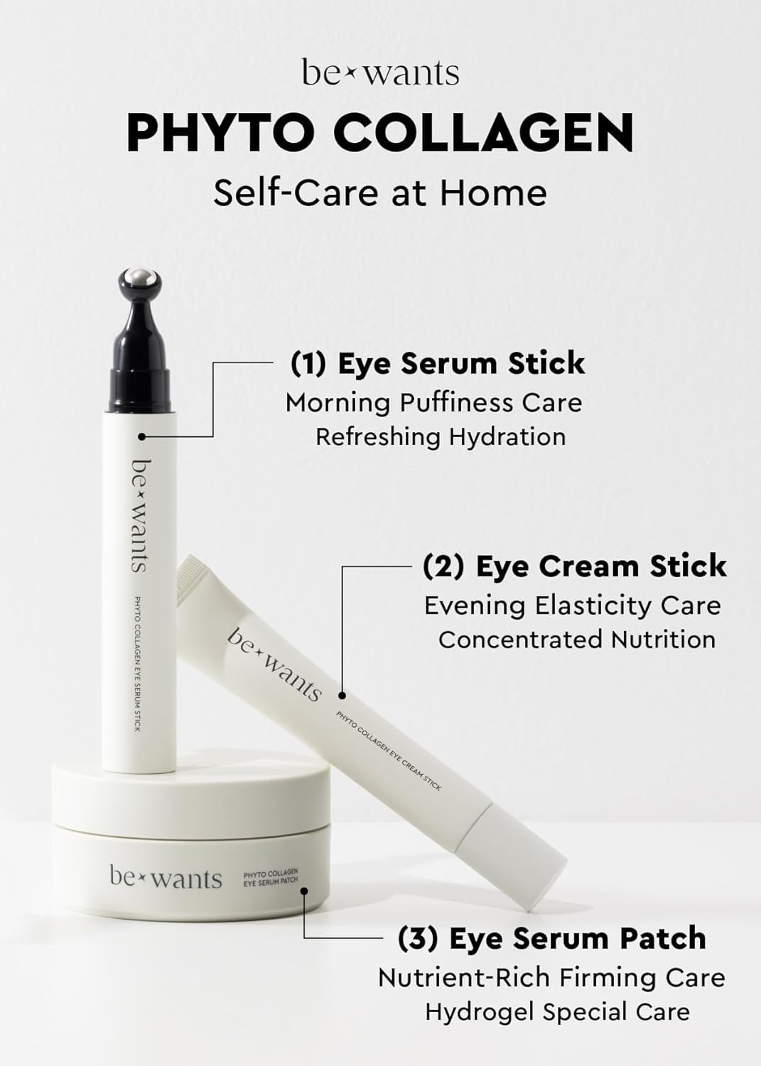 bewants Deep Toning Glutathione Eye Serum Patch | Korean Retinol and Caffeine Eye Patches | Advanced Glutathione Skincare Gel Patch | 60 Undereye Mask Patches
