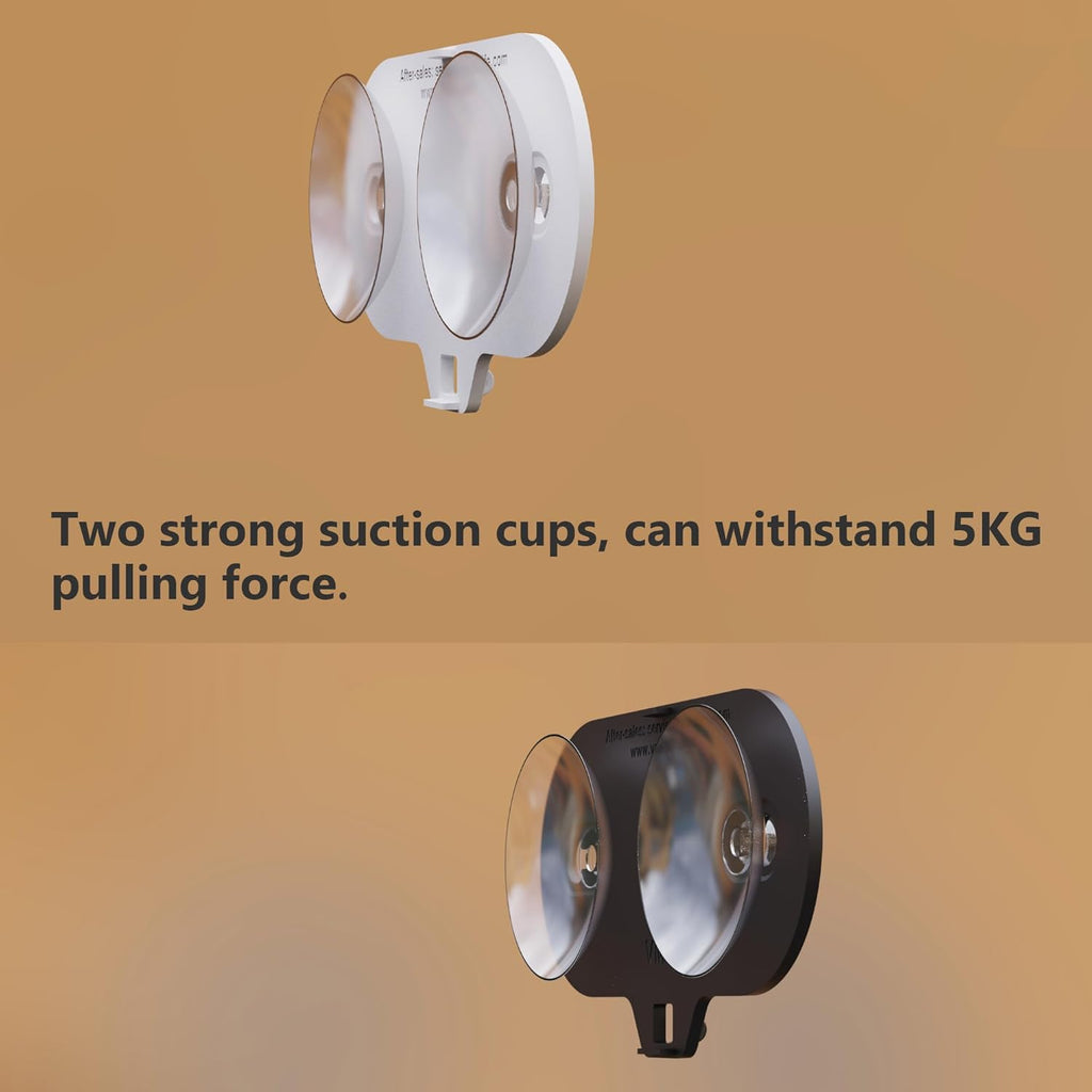2 Pack Blink Camera Mount with Strong Suction Cup, No Drill No Screws No Adhesive, Window Mount for Blink Mini 2K+/ Mini 2 /Blink Outdoor 2K+ / All Blink Indoor Cameras (White)