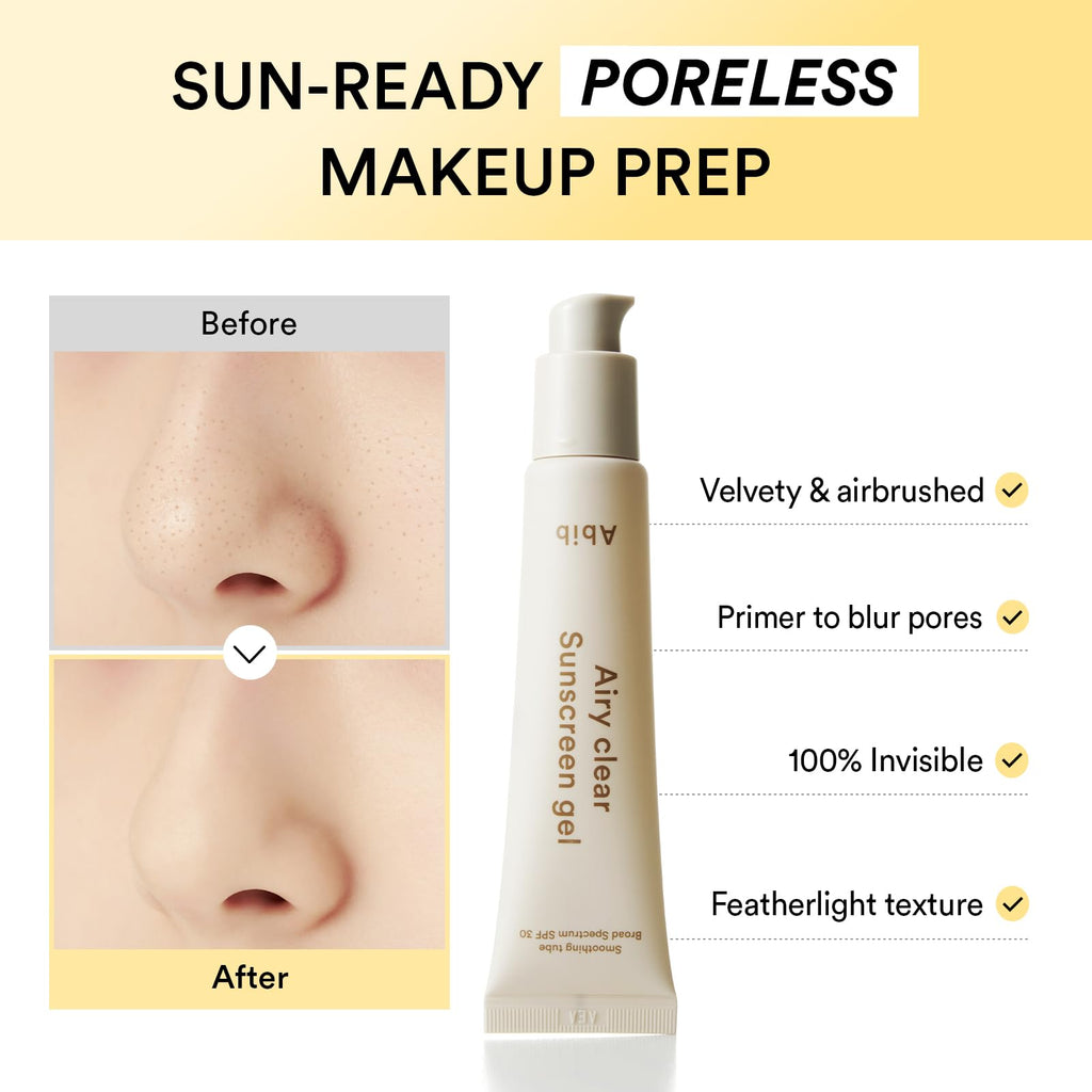 Abib Airy Sunstick Protection Bar SPF50+ Broad Spectrum, Semi-Matte Sunscreen Stick for Oily & Combination Skin, No White Cast, Water-Resistant, Korean Sunscreen, 0.81 oz / 23 g