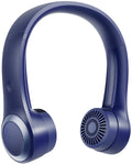 Gaiatop Portable Neck Fan, 4000mAh Rechargeable Hands Free Bladeless Mini Fans, 3 Speeds Air Outlet Can Rotate 70°, Free Adjustment Personal Wearable Cooling Fan Suitable for Travel Office Purple