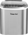 27 lb. Portable Countertop Ice Maker in Stainless