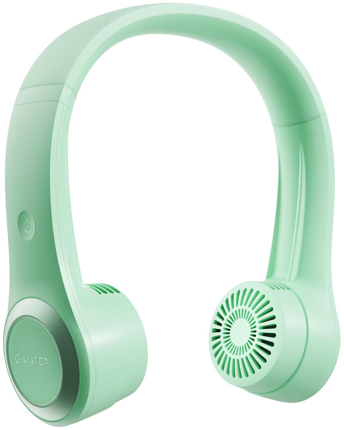 Gaiatop Portable Neck Fan, 4000mAh Rechargeable Hands Free Bladeless Mini Fans, 3 Speeds Air Outlet Can Rotate 70°, Free Adjustment Personal Wearable Cooling Fan Suitable for Travel Office Purple