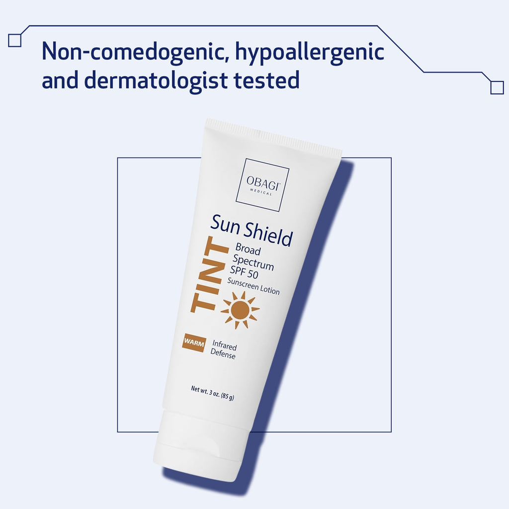 Obagi Sun Shield Tinted Sunscreen – Broad Spectrum SPF 50 Protection from the Sun
