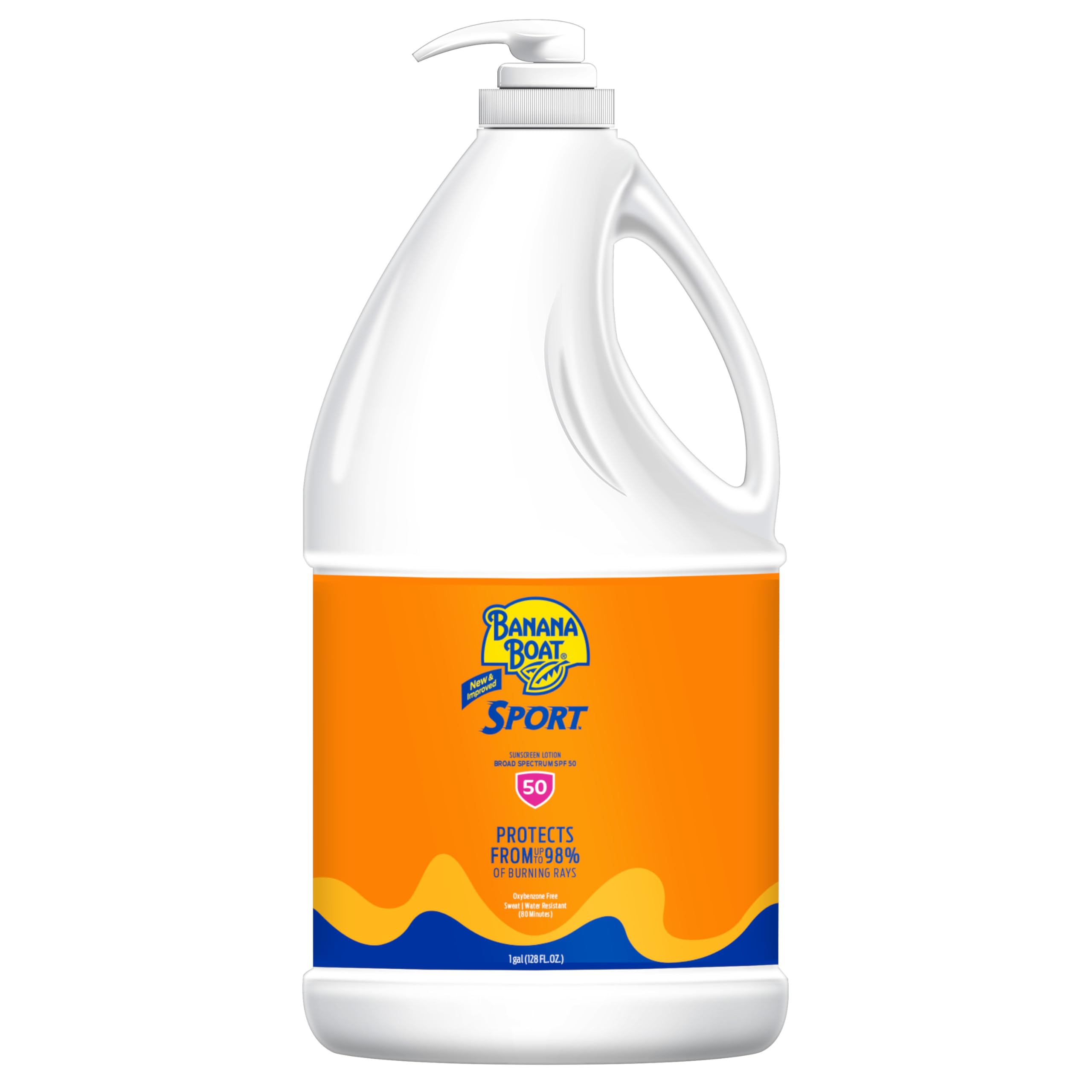Banana Boat Sport Ultra SPF 50 Sunscreen Lotion, 12oz | Banana Boat Sunscreen SPF 50 Lotion, Oxybenzone-Free, Sunblock, Family Size, 12oz (Pack of 1)