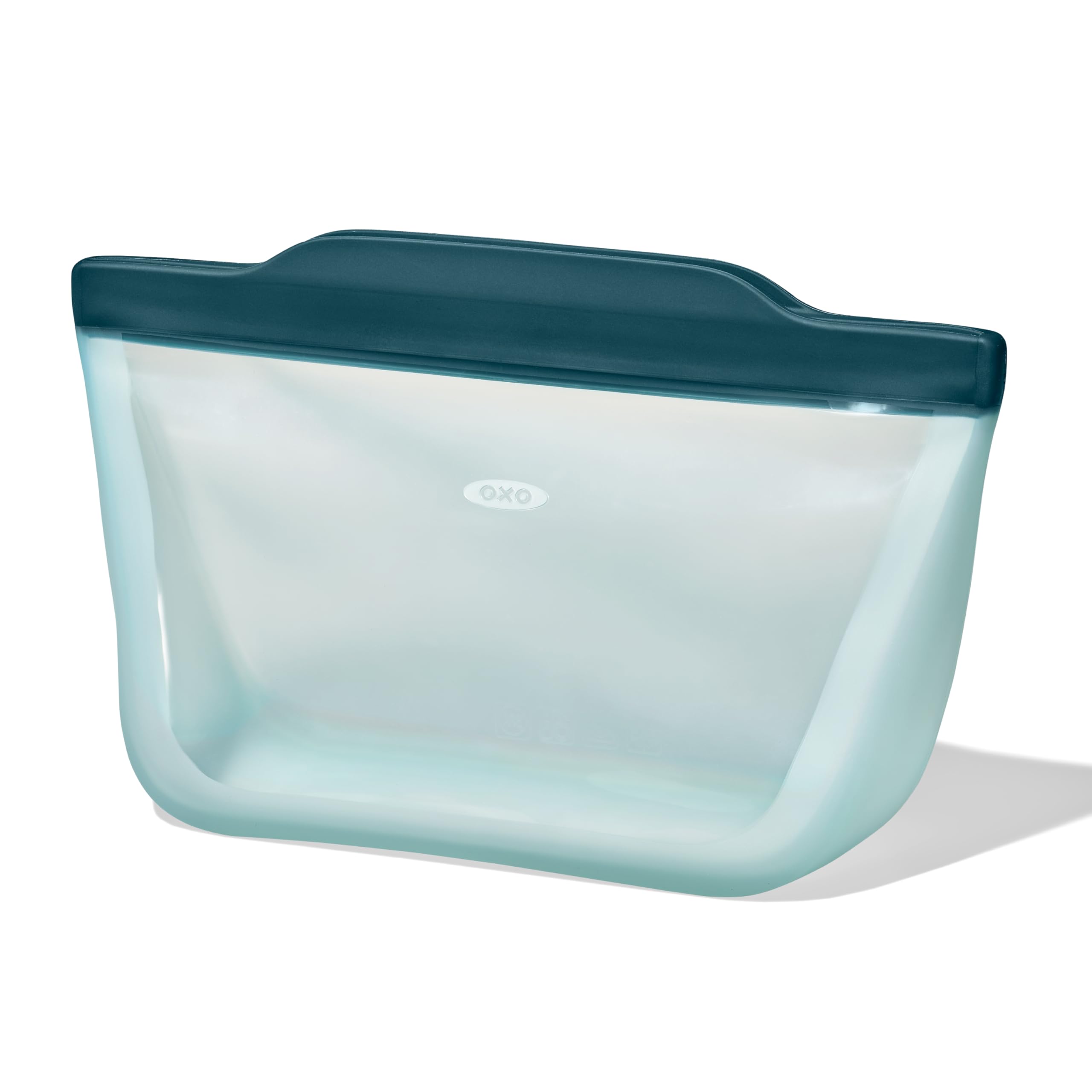 OXO Good Grips Silicone Reusable Bag – Stand-Up Snack (12 oz) – Oat