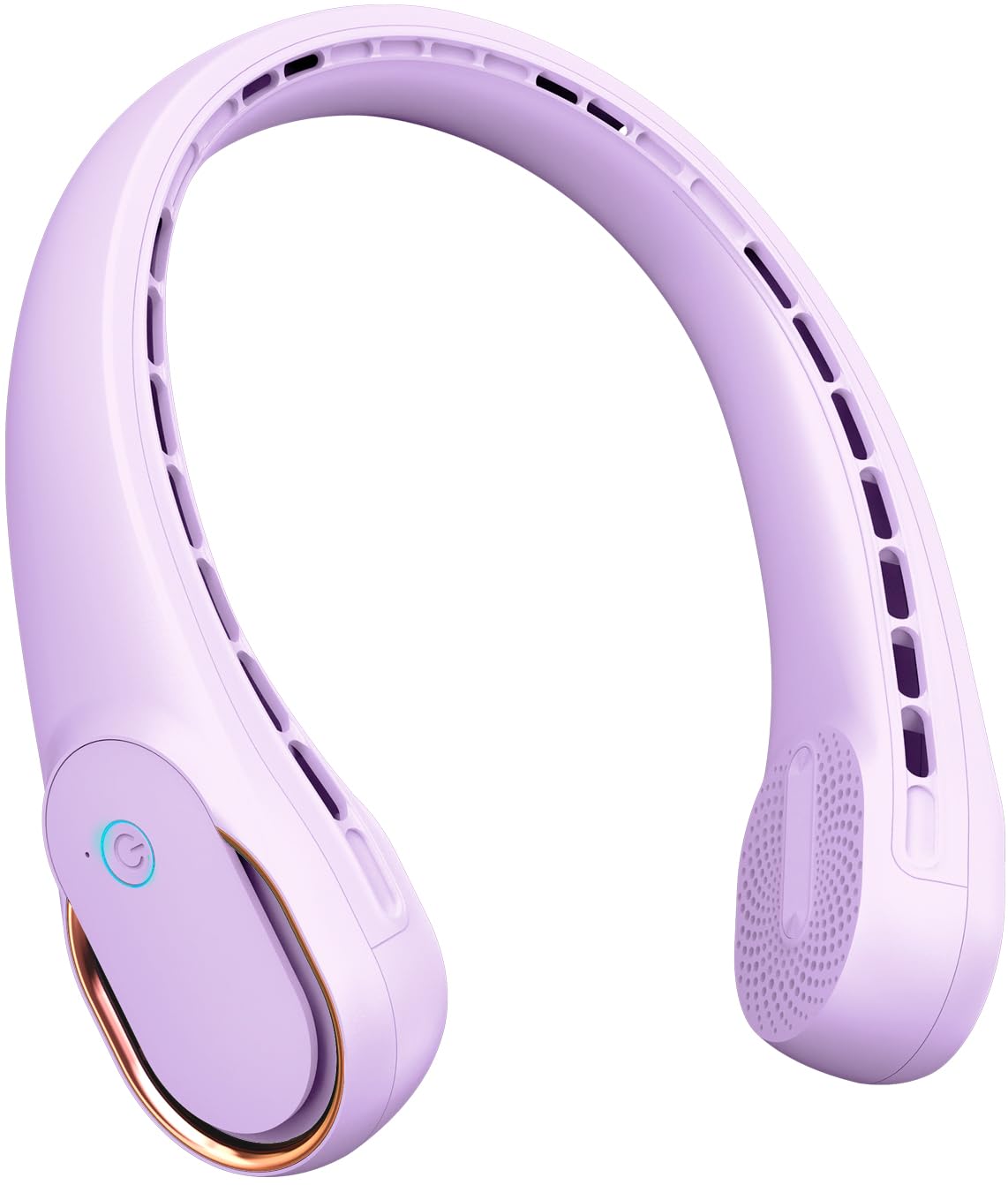 FrSara Neck Fan, Portable Personal Fan Strong Wind, 4000mAh, Air Volume,360° Cooling, No Hair Twisting, Air Volume On 2 Sides, Non-Slip, Quick Charge, Long Use Time, Gift for Women, Men, Birthday