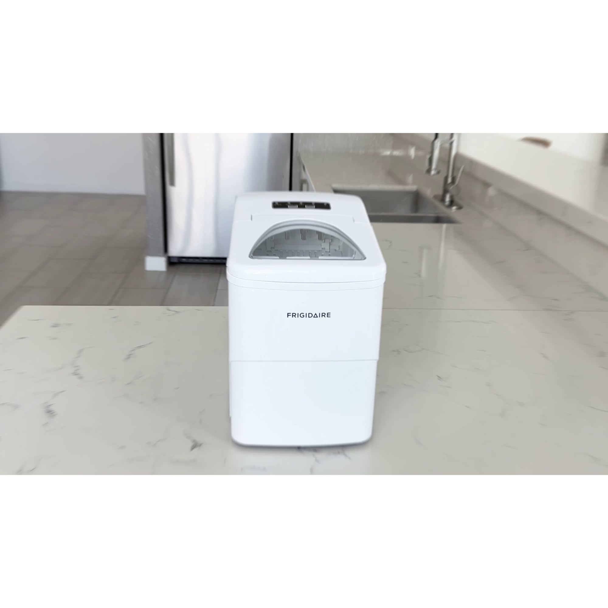 Frigidaire EFIC108 Counter top Portable, 26 lb per Day Compact Ice Maker Machine