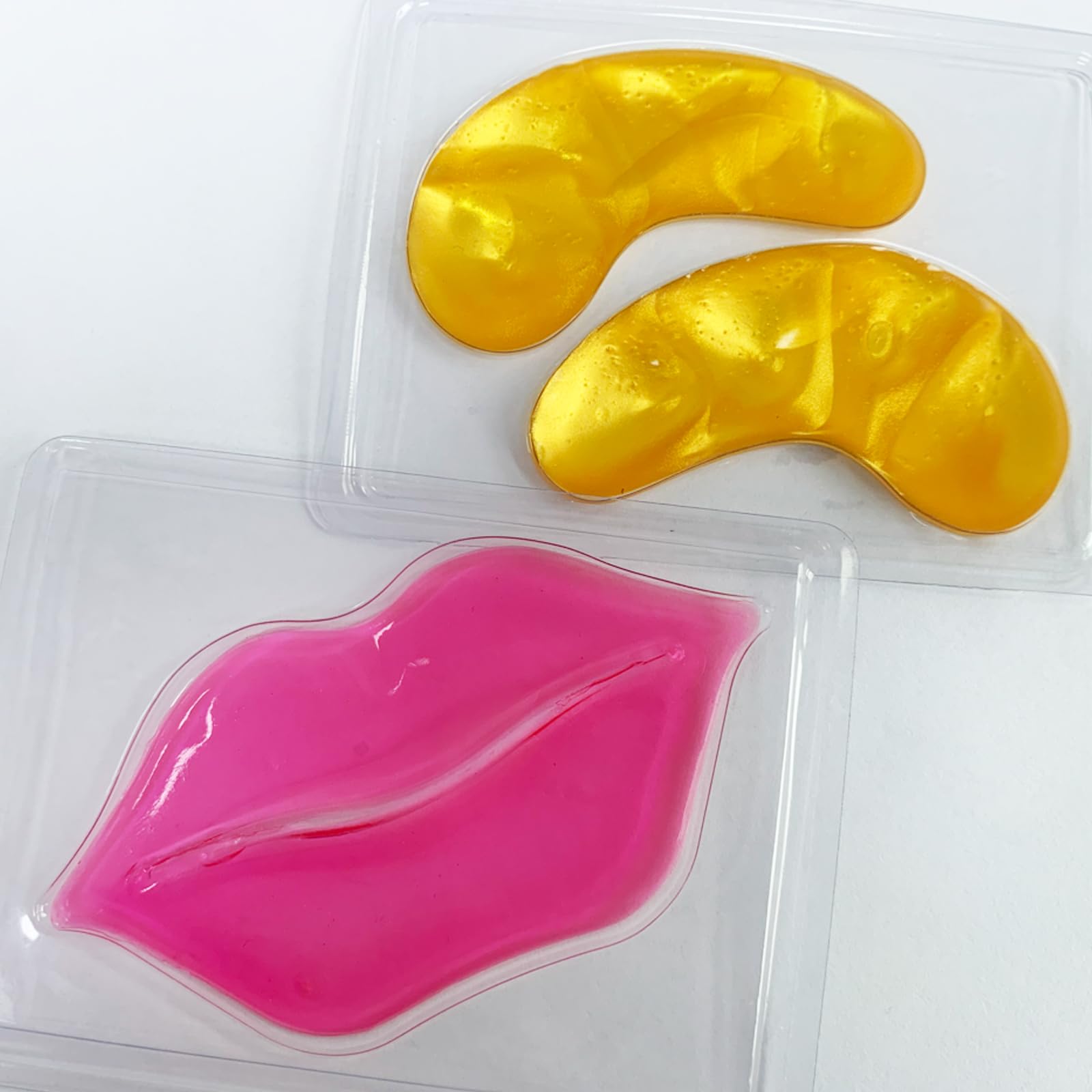 Adofect Hydrogel Caffeine Under Eye Masks, Collagen Eye Patches for Dark Circles Puffy Eyes Under Eye Bags, Deep Hydration Eye Gels for All Skin Types, Skin Care Gifts (Pink, 30 Pairs)