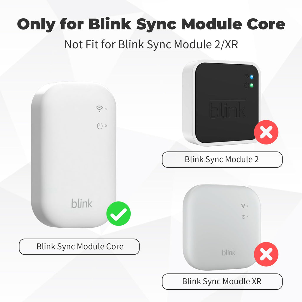 Blink Mini 2 No Drill Wall Mount Bracket for Blink Mini 2/Blink Outdoor 4/Blink Indoor Camera,No Screw Adhesive Blink Camera Mount for Blink Indoor Outdoor Camera 3Pack (Camera Not Included),White