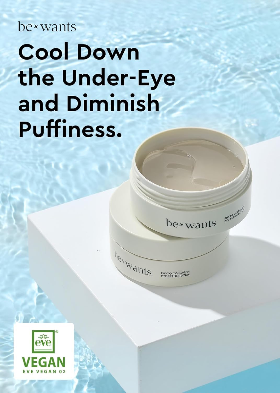 bewants Deep Toning Glutathione Eye Serum Patch | Korean Retinol and Caffeine Eye Patches | Advanced Glutathione Skincare Gel Patch | 60 Undereye Mask Patches