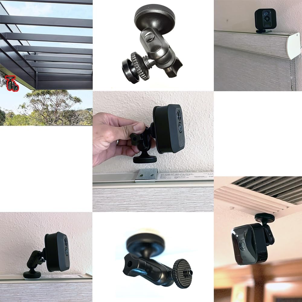360 Dual Joint Rigid Strong Magnetic Camera Mount for Ring Stick Up Cam Pro HD New Blink Outdoor 4th 3rd Mini XT2 XT Camera