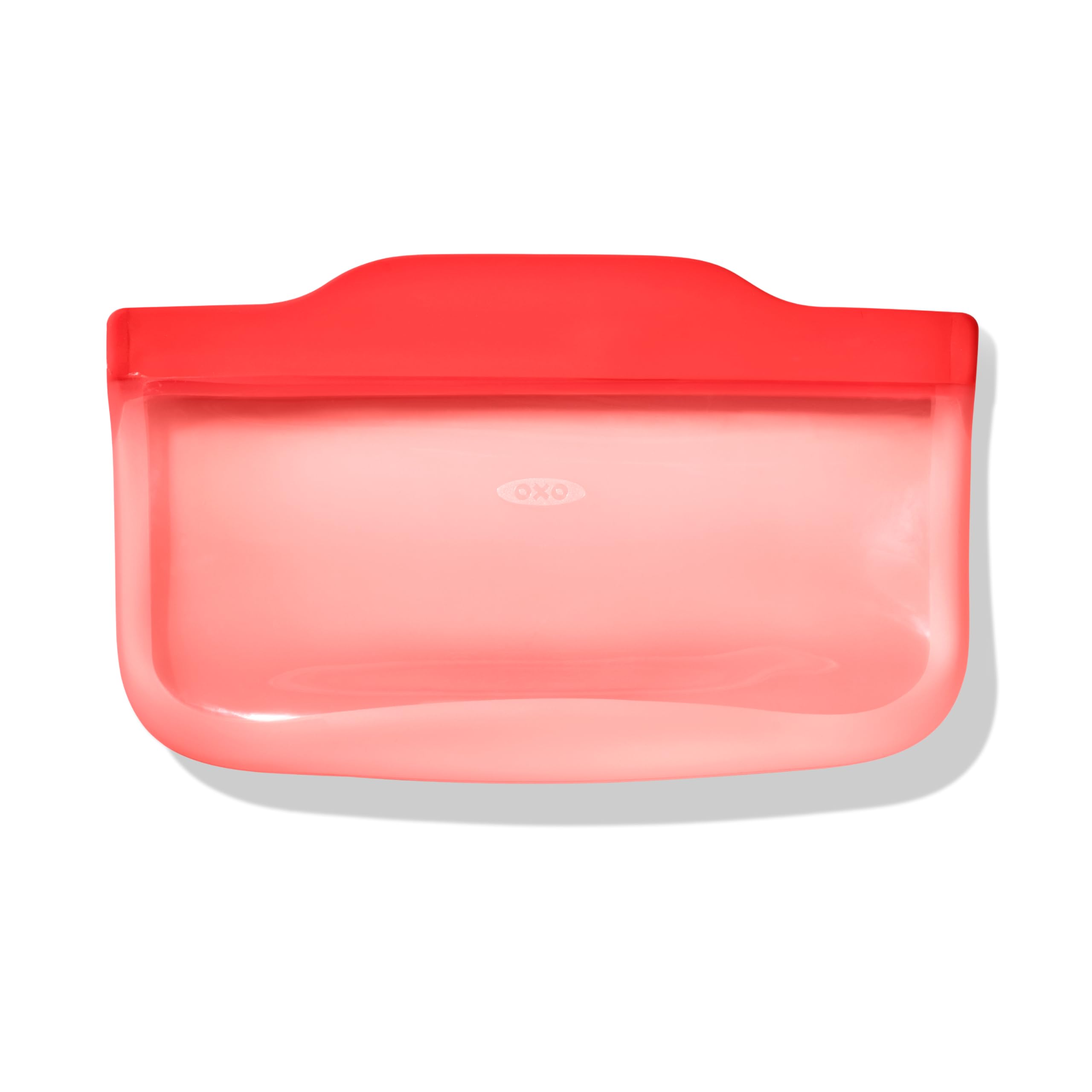 OXO Good Grips Silicone Reusable Bag – Stand-Up Snack (12 oz) – Oat