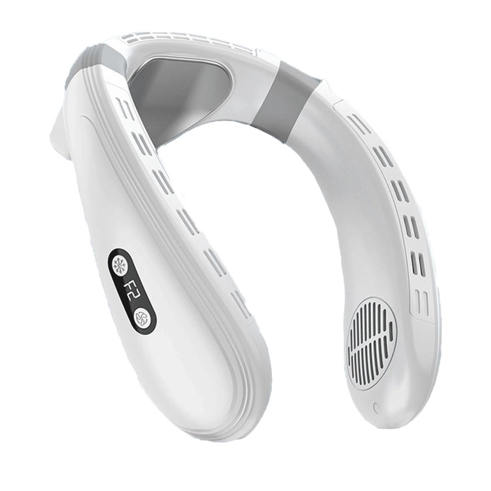 2026 Neck Air Conditioner Portable Fan Rechargeable Semiconductor Cooling Bladeless Wearable Cooler multi purpose