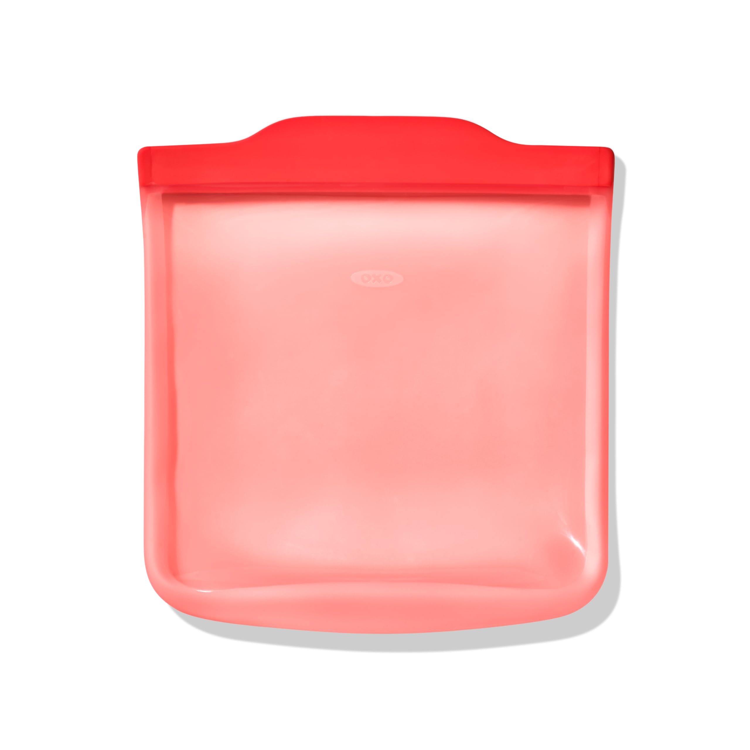 OXO Good Grips Silicone Reusable Bag – Stand-Up Snack (12 oz) – Oat