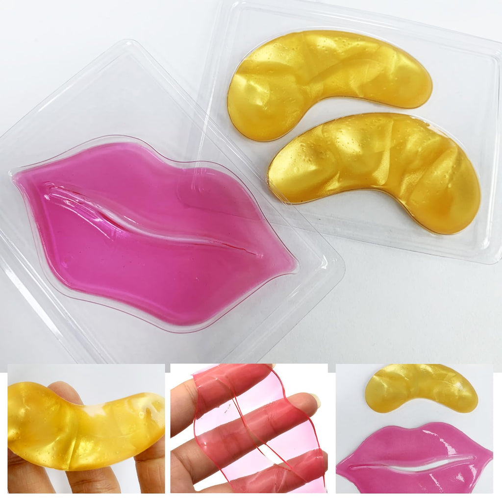 30 Pairs Gel Collagen Eye Pads,Crystal Collagen Under Eye Mask for Moisturizing,Reducing Fine Lines&Dark Circles& Puffy Eyes Under Eye Patch for Women Men, Black