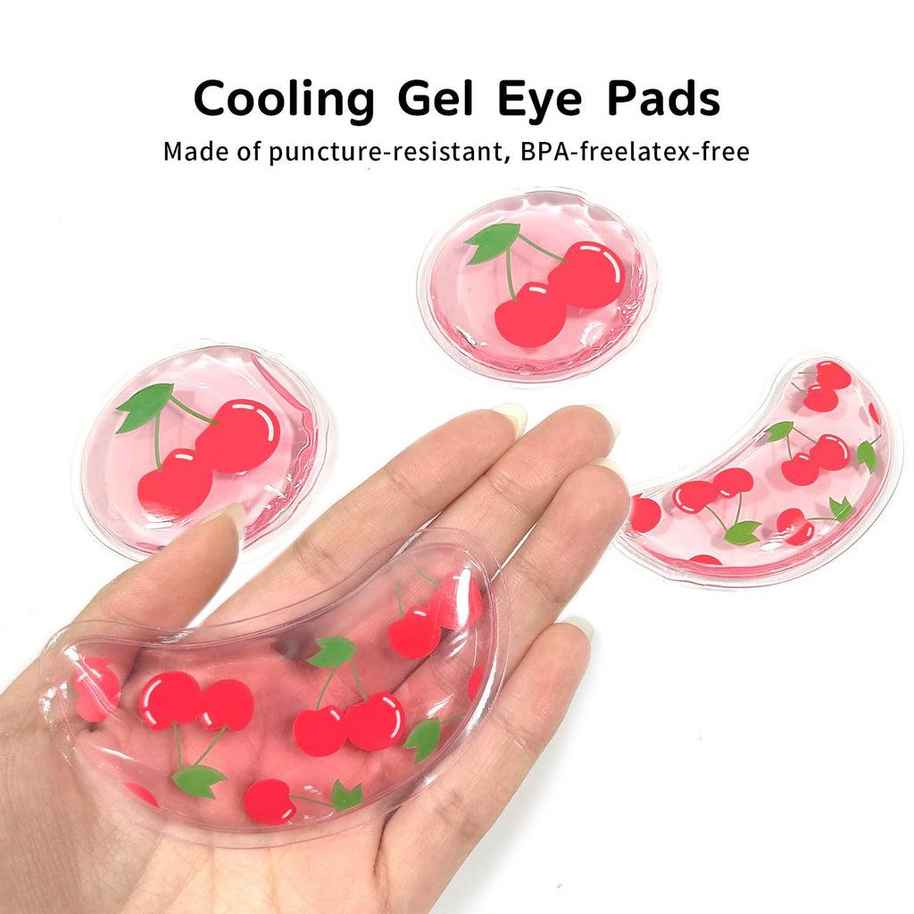 4PCS Gel Eye Ice Pack Set Reusable, Cold and Hot Compress for Eyes, Ice Pack for Eyes, Cooling Eye Pads for Eye Strain, Swelling, Redness, Dark Circles, Puffy Eyes, and Eye Recovery Surgery.