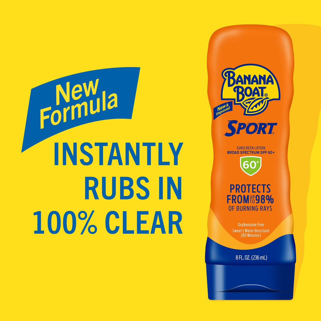 Banana Boat Sport Ultra SPF 50 Sunscreen Lotion, 12oz | Banana Boat Sunscreen SPF 50 Lotion, Oxybenzone-Free, Sunblock, Family Size, 12oz (Pack of 1)