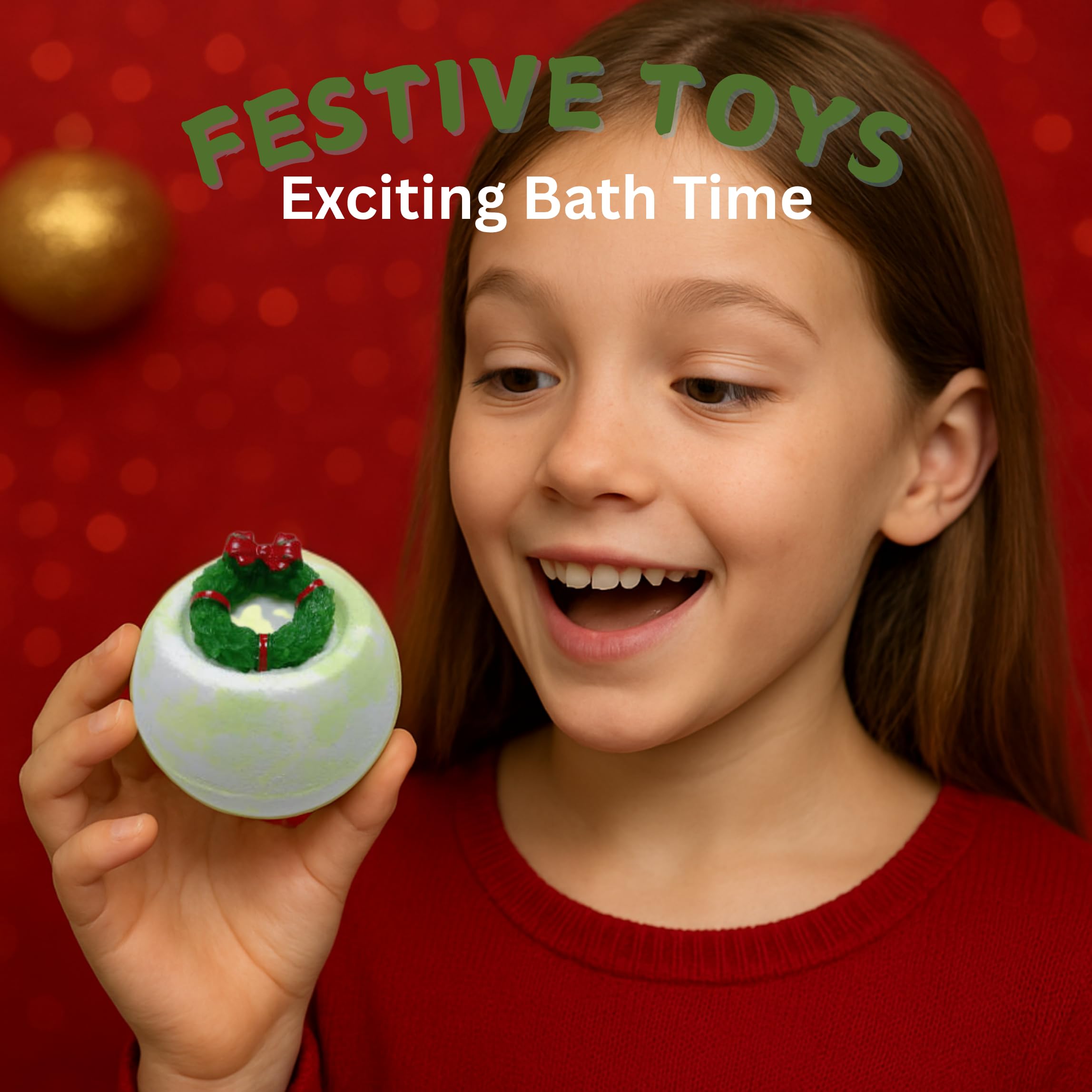 EvolutionUSA Refresh Bath Bombs for Women & Kids – 24 Bath Bombs Mini Sized, Organic Bathbomb Set, Women & Kids Bath Fizz, Luxury Gift for Mother’s Day, Easter, Valentines, Birthday or Self Care