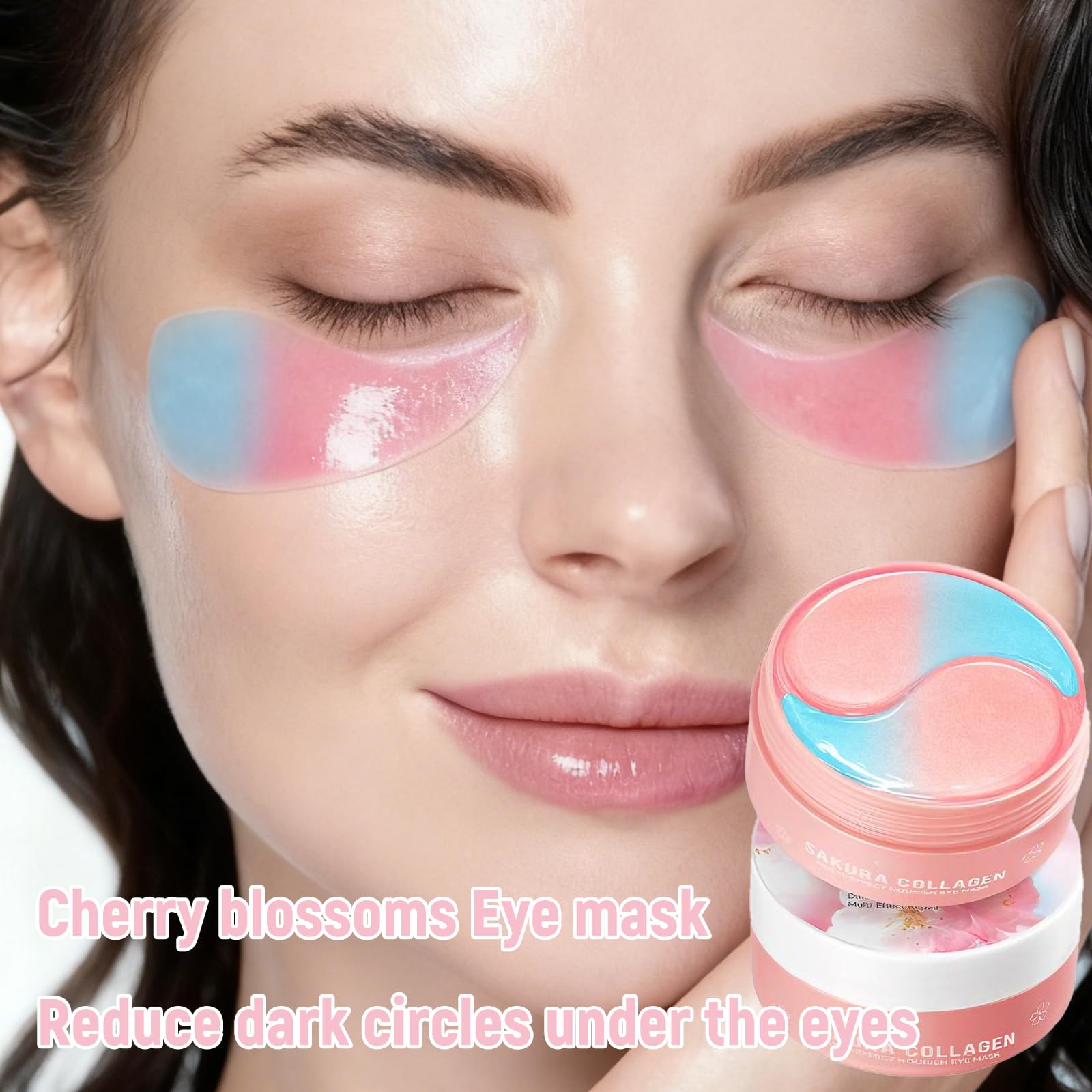 60 Pcs Gradient Under Eye Patches, Eye Patches for Puffy Eyes and Dark Circles, Eye Patches for Dark Circles, Under Eye Mask, Collagen Eye Patches, Eye Mask Skincare, Reduce Wrinkles and Fine Lines