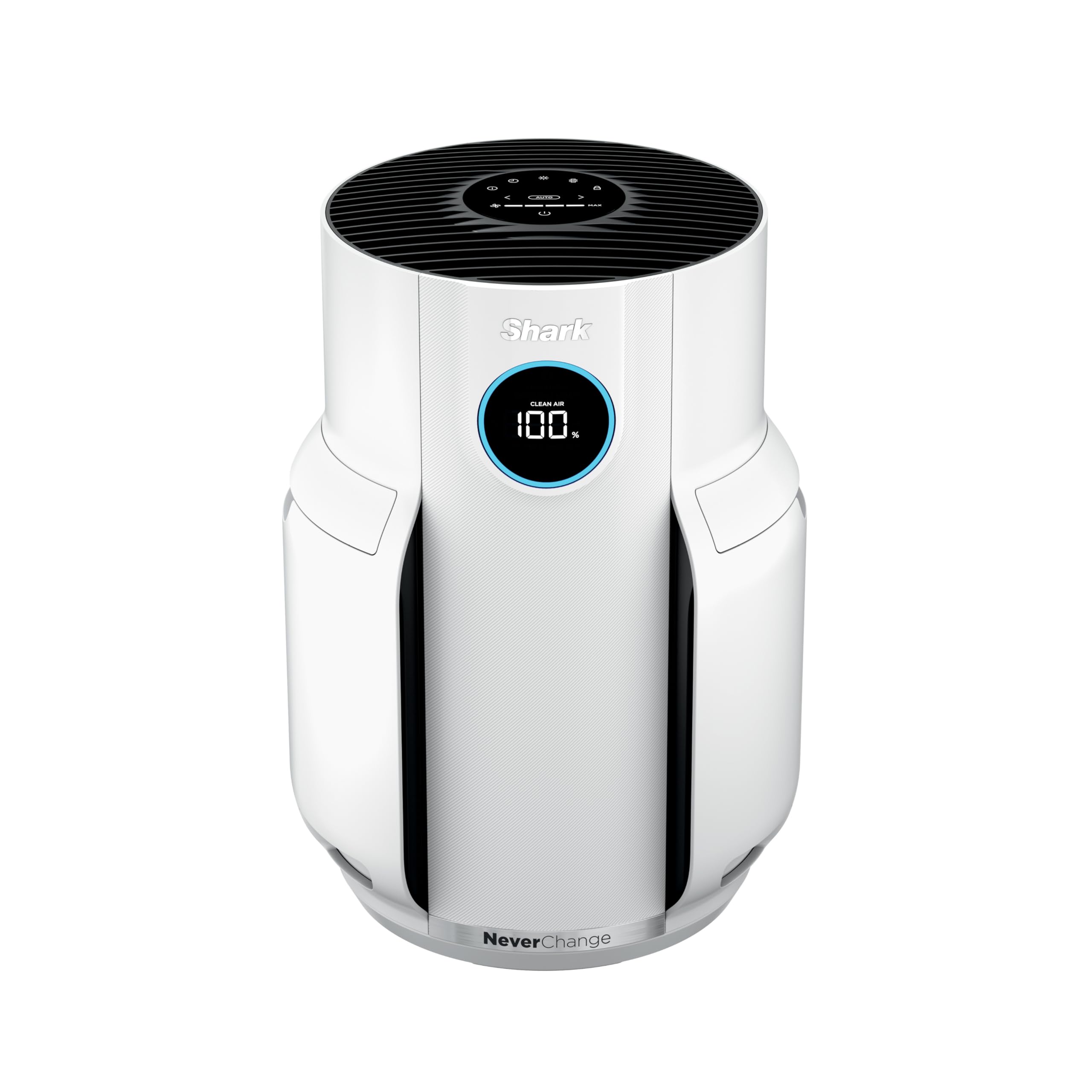 Shark Air Purifier for Home, NeverChange Compact Pro, 2 Pack, For Bedroom, Nursery, Home Office, Dorm, HEPA-Exceeding Filter, Captures Pollutants, Pet Dander, Dust, Odor, Smoke, Dark Grey, HP0712GY1