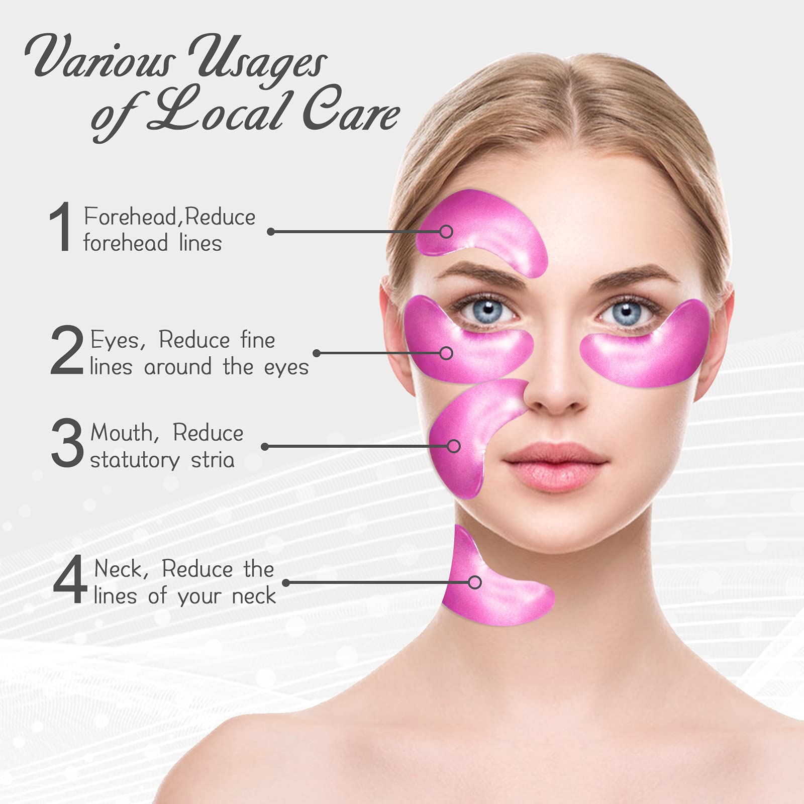 30 Pairs Gel Collagen Eye Pads,Crystal Collagen Under Eye Mask for Moisturizing,Reducing Fine Lines&Dark Circles& Puffy Eyes Under Eye Patch for Women Men, Black