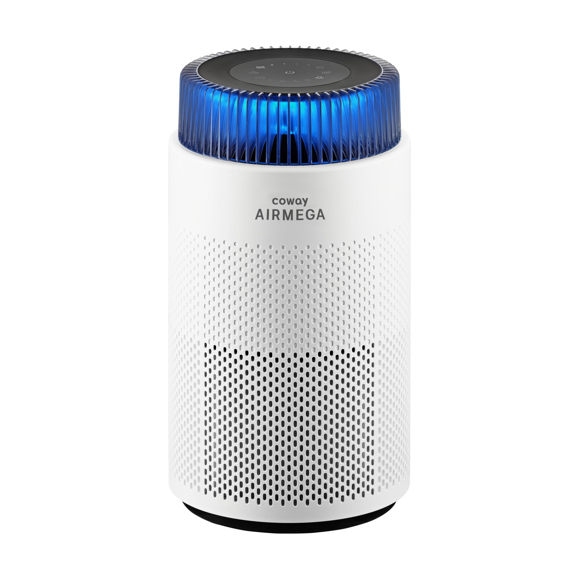 COWAY Air Purifiers for Home up to 810 ft², HEPA and Carbon Filter for Smoke, Allergies, Pet Dander, Odor, AQI Monitor, Auto Mode, Timer, Filter Indicator, Night Light, 2yr Warranty, Airmega 100 White