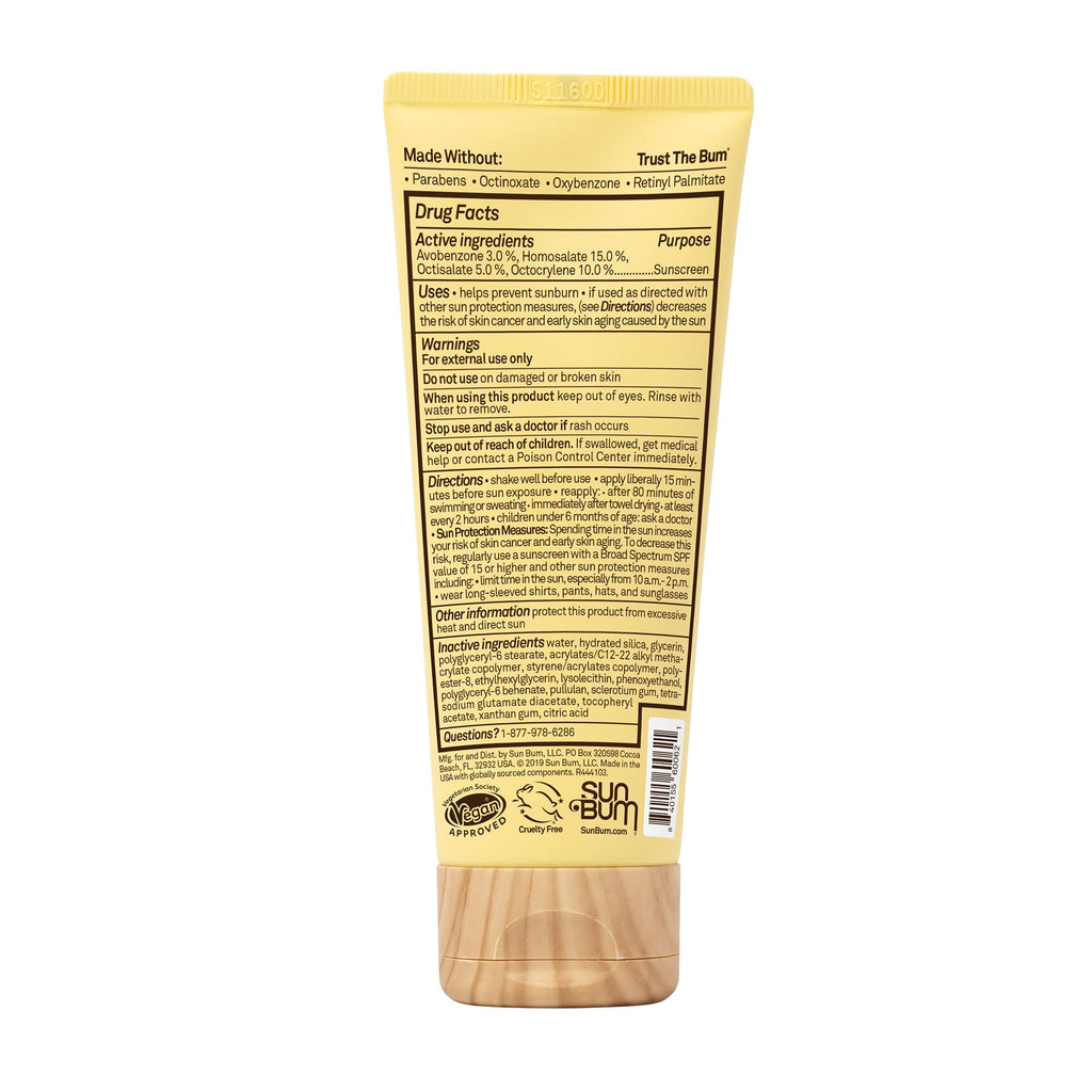 Sun Bum Original SPF 50 Sunscreen Face Lotion - Broad Spectrum Moisturizing Facial Sunscreen with Vitamin E - Travel Size - 3 oz