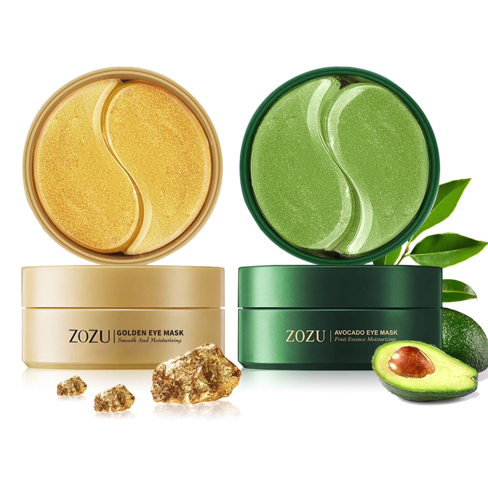dewyhour Retinol Collagen Firming Hydrogel Patches - Under Eye Patches for Puffy Eyes & Dark Circles, Moisturizing Eye Mask with Caffeine & Hyaluronic Acid, Gentle Korean Skincare