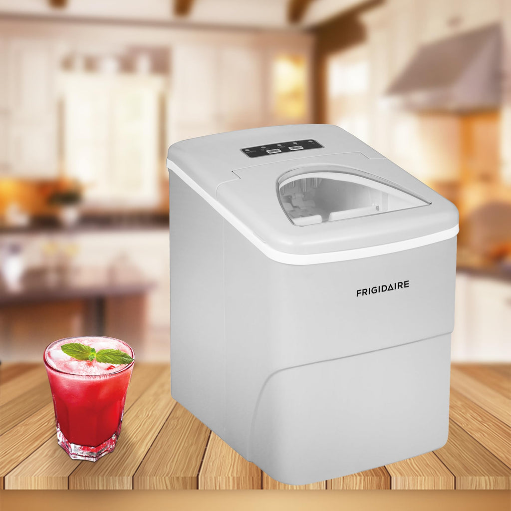 Frigidaire EFIC108 Counter top Portable, 26 lb per Day Compact Ice Maker Machine
