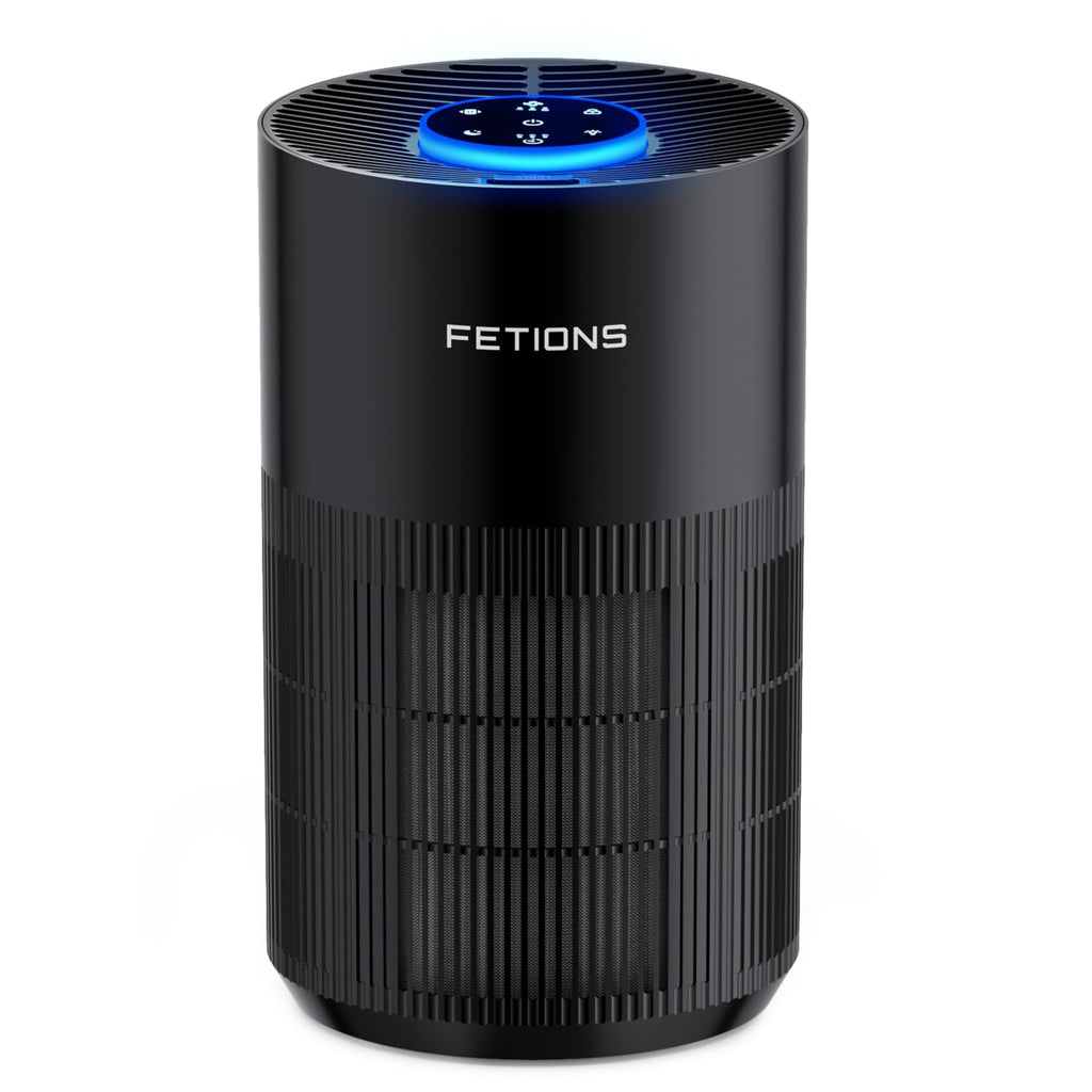Air Purifiers for Bedroom Home up to 1200Ft², Small Air Purifier for Bedroom, H14 HEPA Air Purifiers for Home Pets,with Sleep Mode, 3 Speeds, Timer, Aroma Function