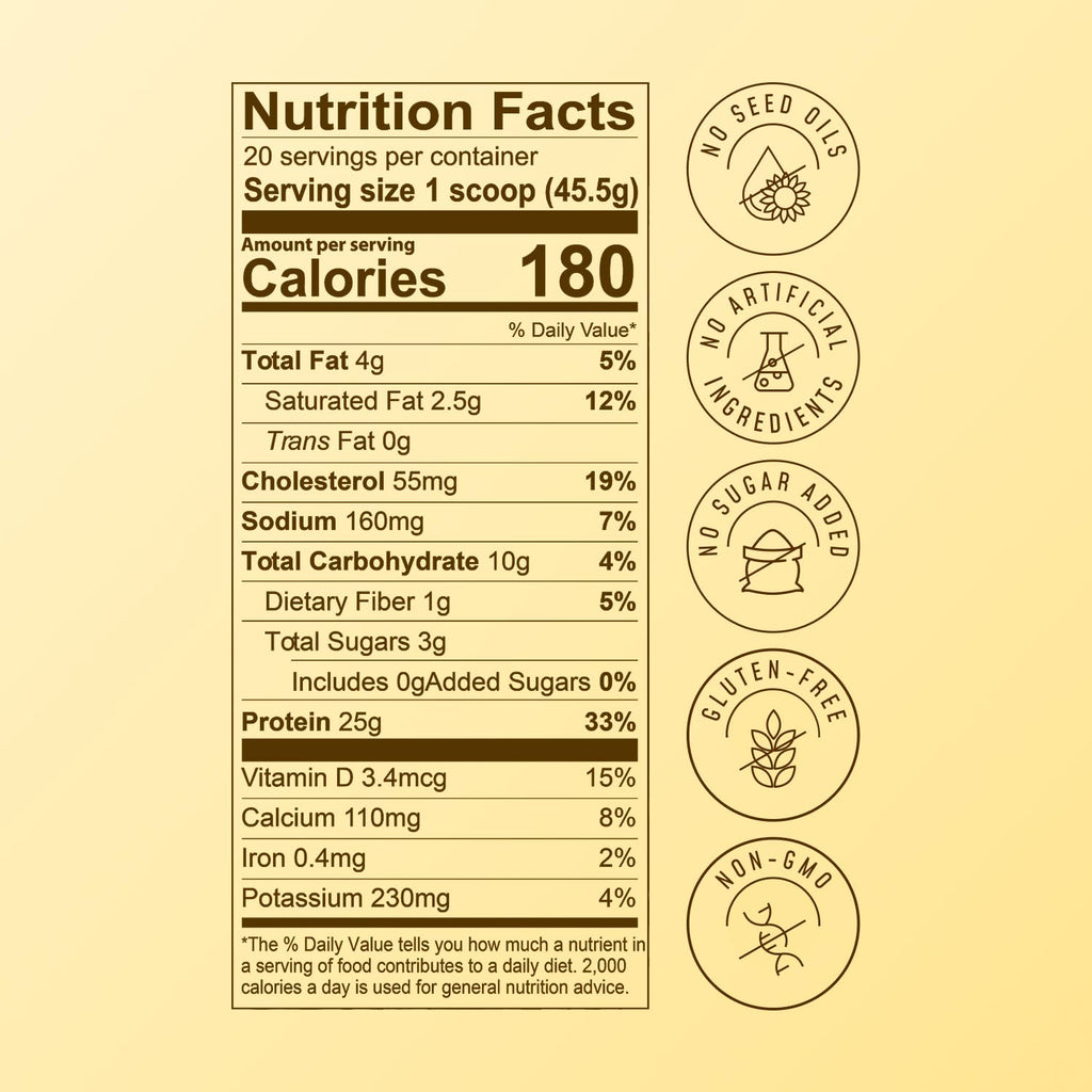 FlavCity All in One Protein Shake Powder, Pineapple Coconut - On the Go Meal Alternative + Collagen Peptides, Reishi & Cordyceps - Focus, Skin, Hair & Joint Support - 100% Grass Fed Whey, 20 Servings
