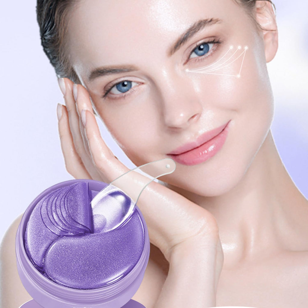 60 Pcs Gradient Under Eye Patches, Eye Patches for Puffy Eyes and Dark Circles, Eye Patches for Dark Circles, Under Eye Mask, Collagen Eye Patches, Eye Mask Skincare, Reduce Wrinkles and Fine Lines