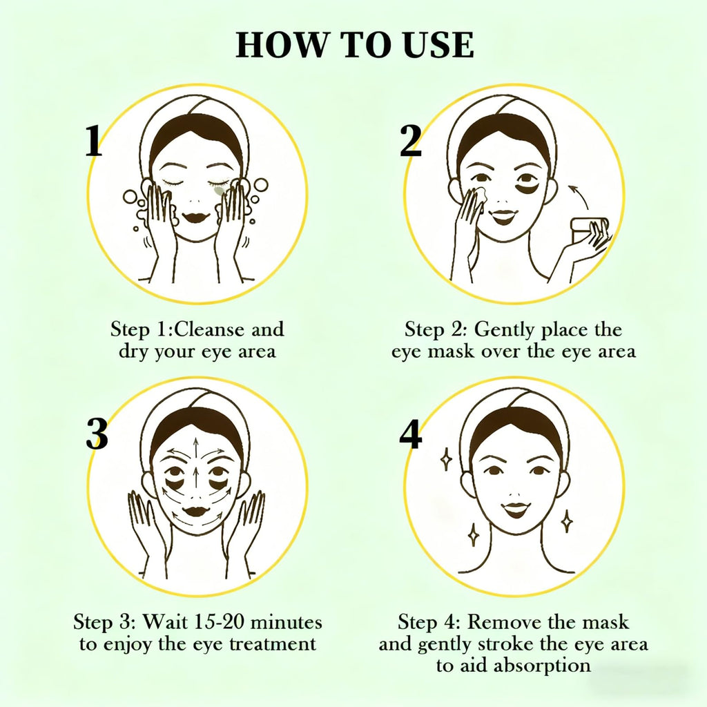 60 Pcs Gradient Under Eye Patches, Eye Patches for Puffy Eyes and Dark Circles, Eye Patches for Dark Circles, Under Eye Mask, Collagen Eye Patches, Eye Mask Skincare, Reduce Wrinkles and Fine Lines