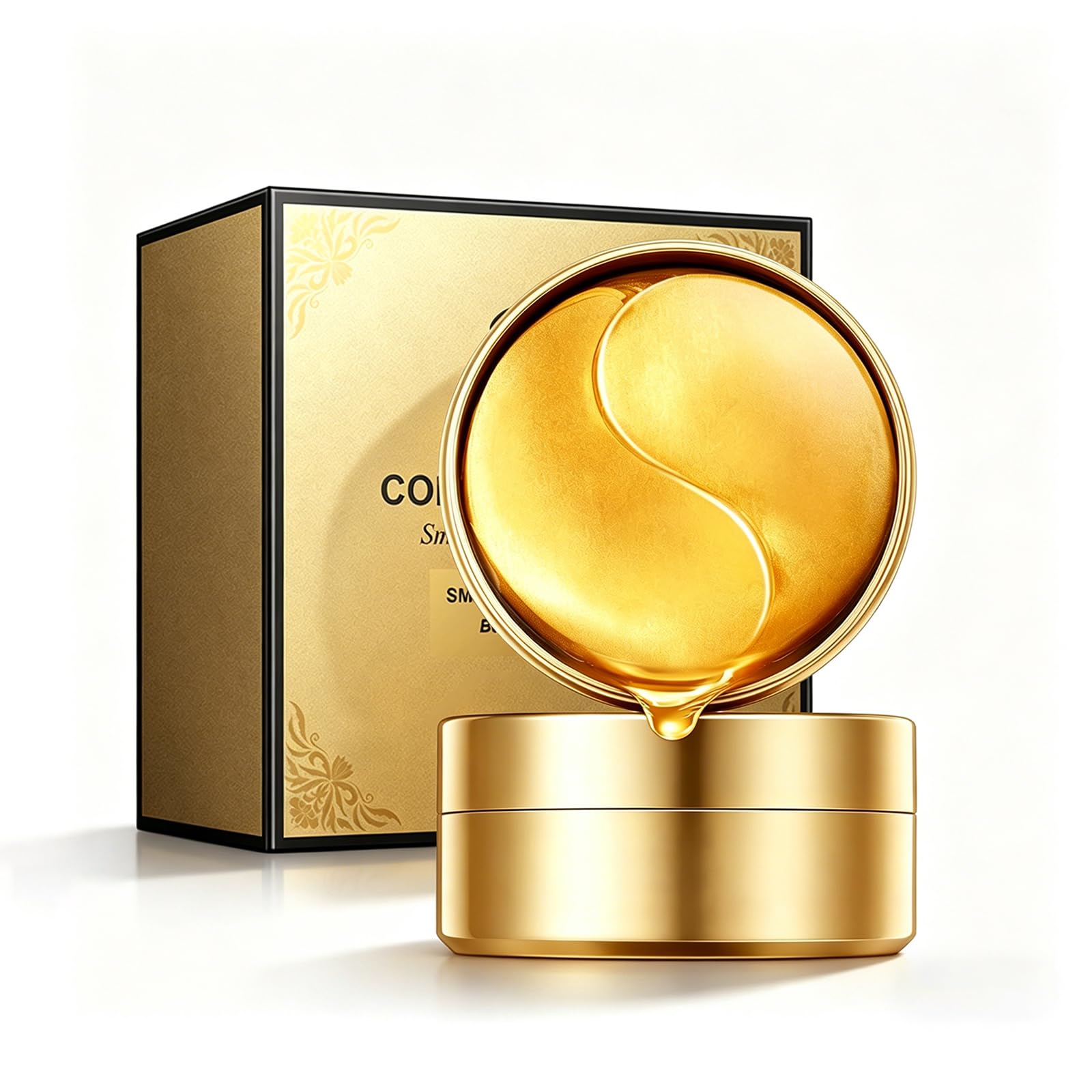 60pcs 24k Gold Eye Mask, Under Eye Patches for Dark Circles, Puffiness & Wrinkles, Hydrating Eye Mask Skincare, Eye Patches for Women, Under Eye Mask, Refresh Your Skin, Reduce Wrinkles and Fine Lines