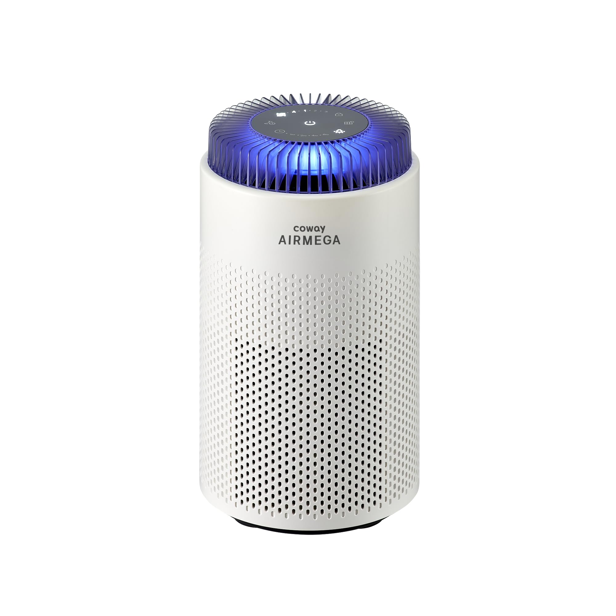 COWAY Air Purifiers for Home up to 810 ft², HEPA and Carbon Filter for Smoke, Allergies, Pet Dander, Odor, AQI Monitor, Auto Mode, Timer, Filter Indicator, Night Light, 2yr Warranty, Airmega 100 White