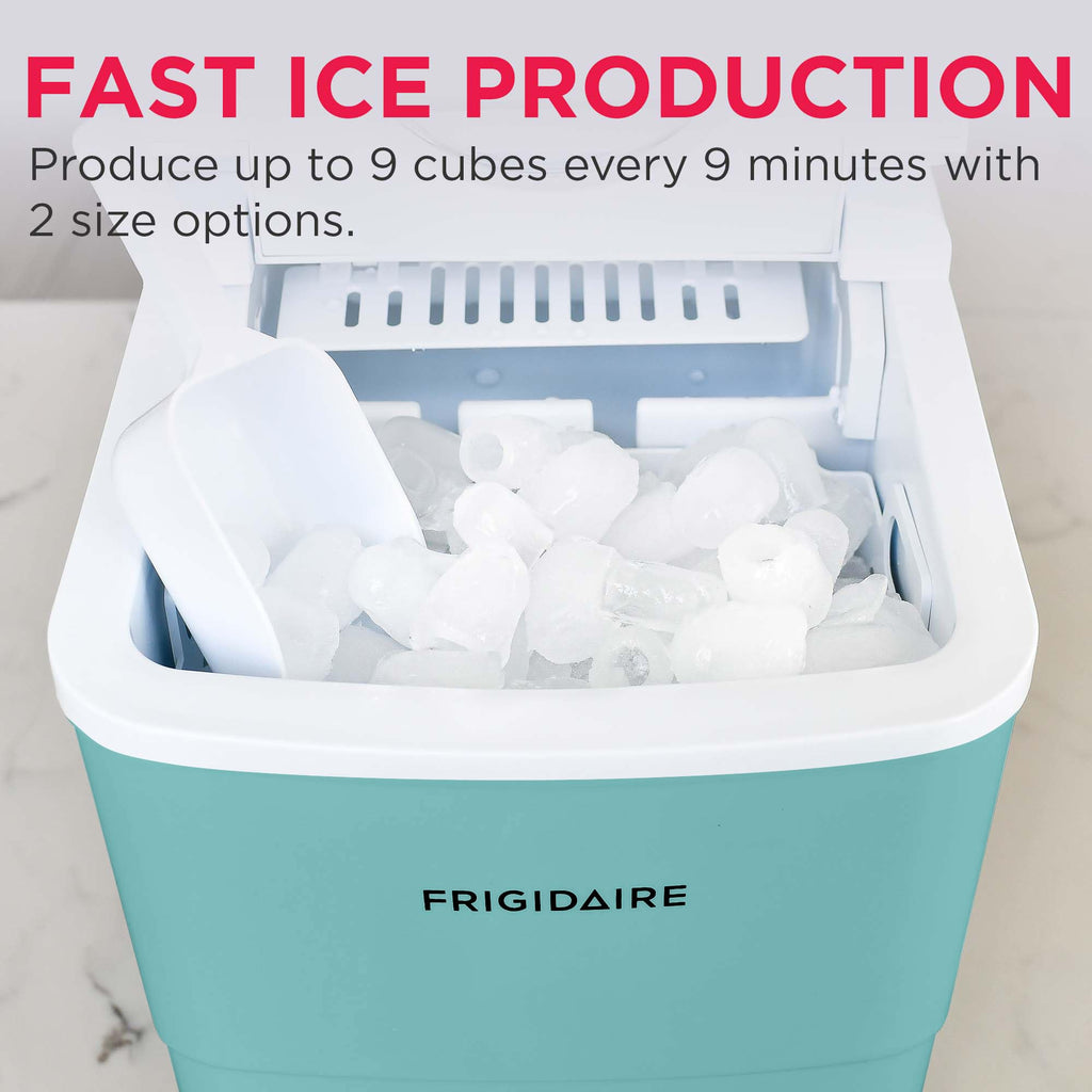 Frigidaire EFIC108 Counter top Portable, 26 lb per Day Compact Ice Maker Machine